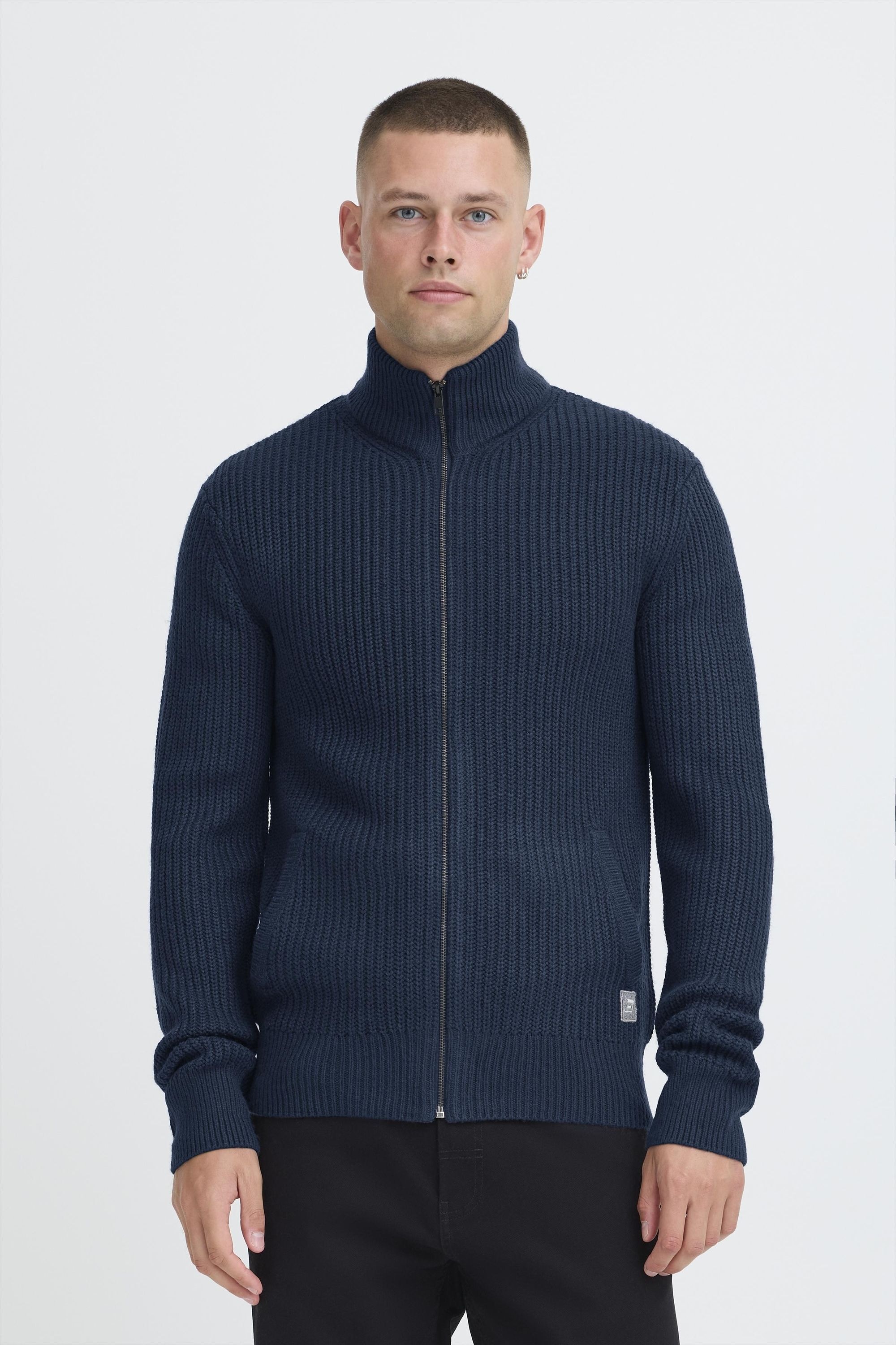 Blend Strickjacke "BHMRibes" Schicke Zip-Jacke mit Eingrifftaschen günstig online kaufen