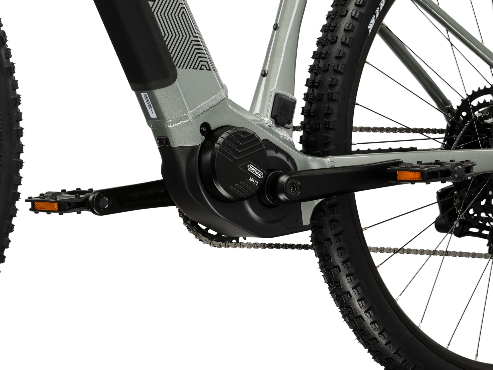 Kross »Influx Hybrid 1.0 20Ah/720Wh 29 Zoll grau 9 Gänge 2026« 9 Gang Shimano CUES U4000 Schaltwerk Kettenschaltung Mittelmotor 250 W