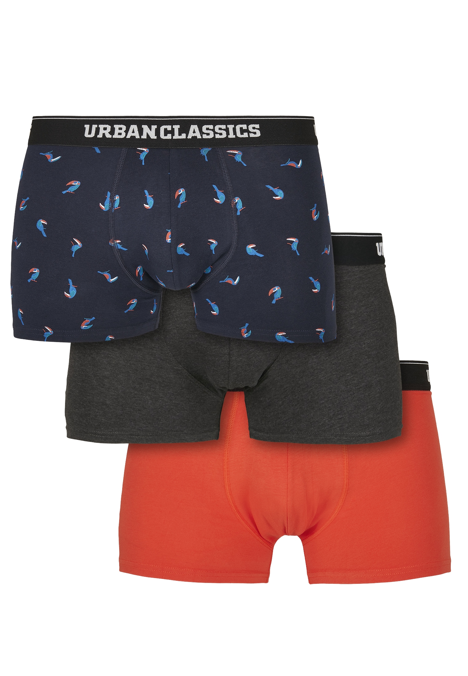 Boxershorts »Urban Classics Herren Boxer Shorts 3-Pack«, (1 St.)