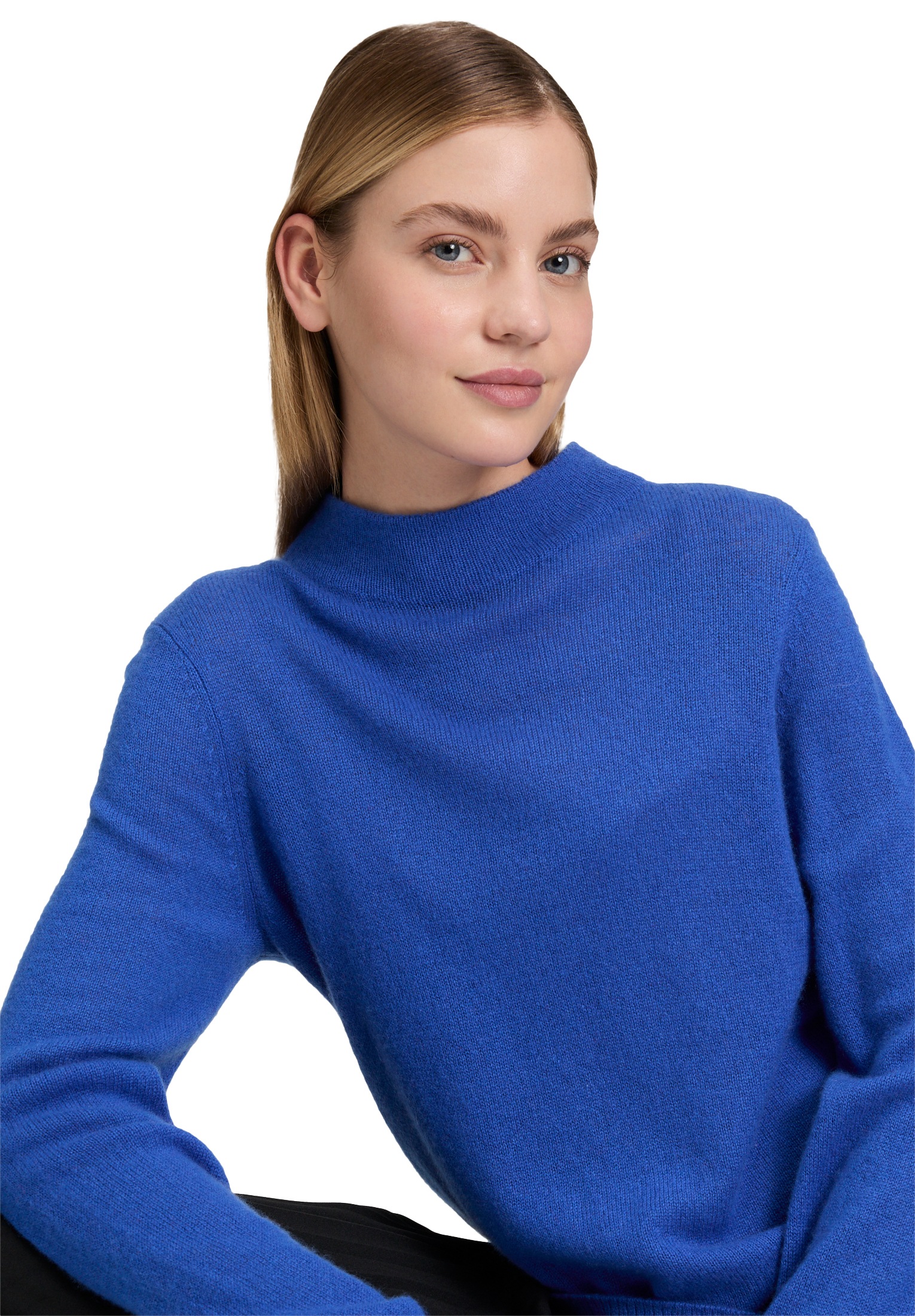 Betty Barclay Strickpullover »Betty Barclay Damen Kaschmir-Pullover mit Stehkragen«, (1 tlg.)