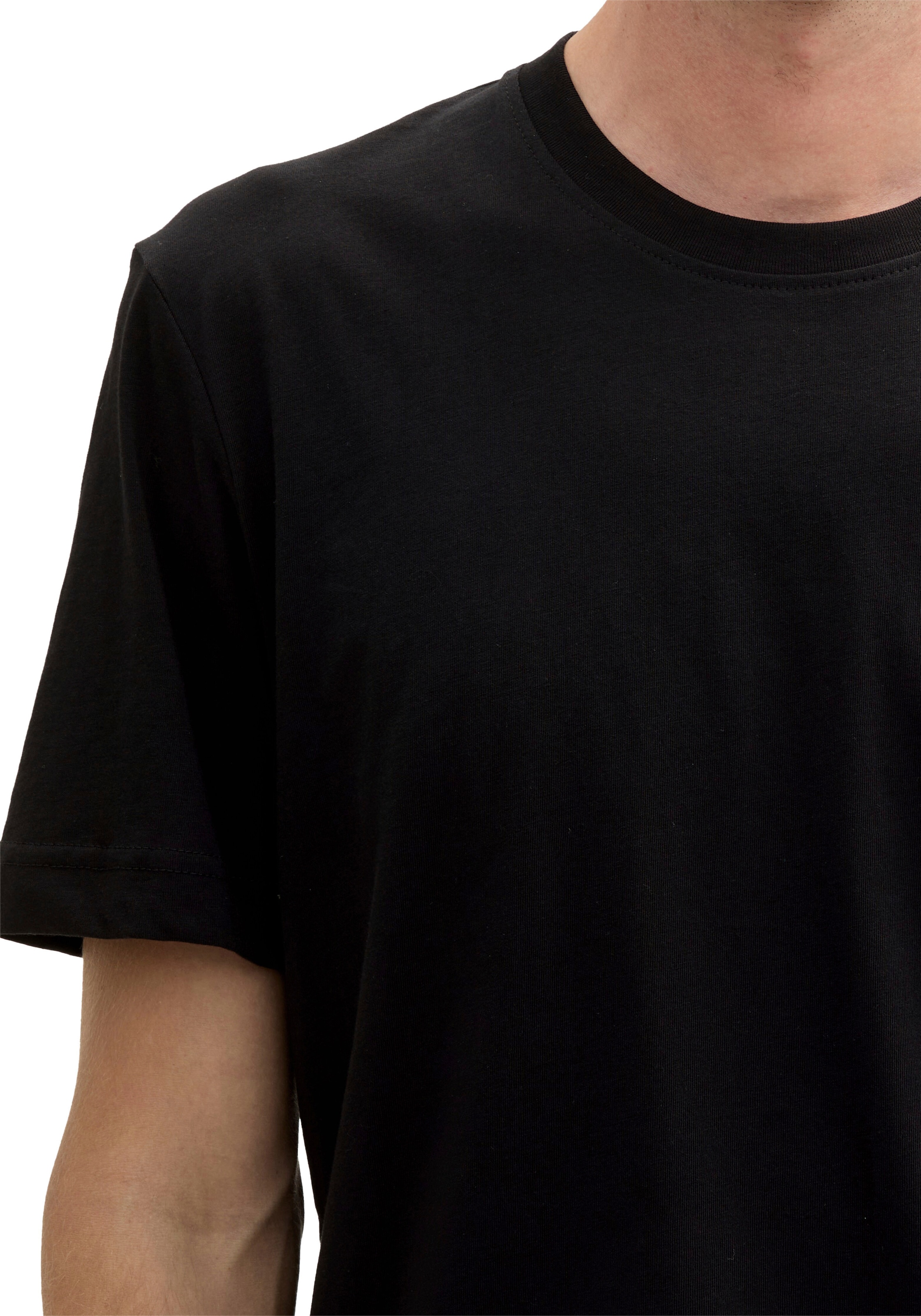 TOM TAILOR T-Shirt, (Packung, 2 tlg.), unifarben