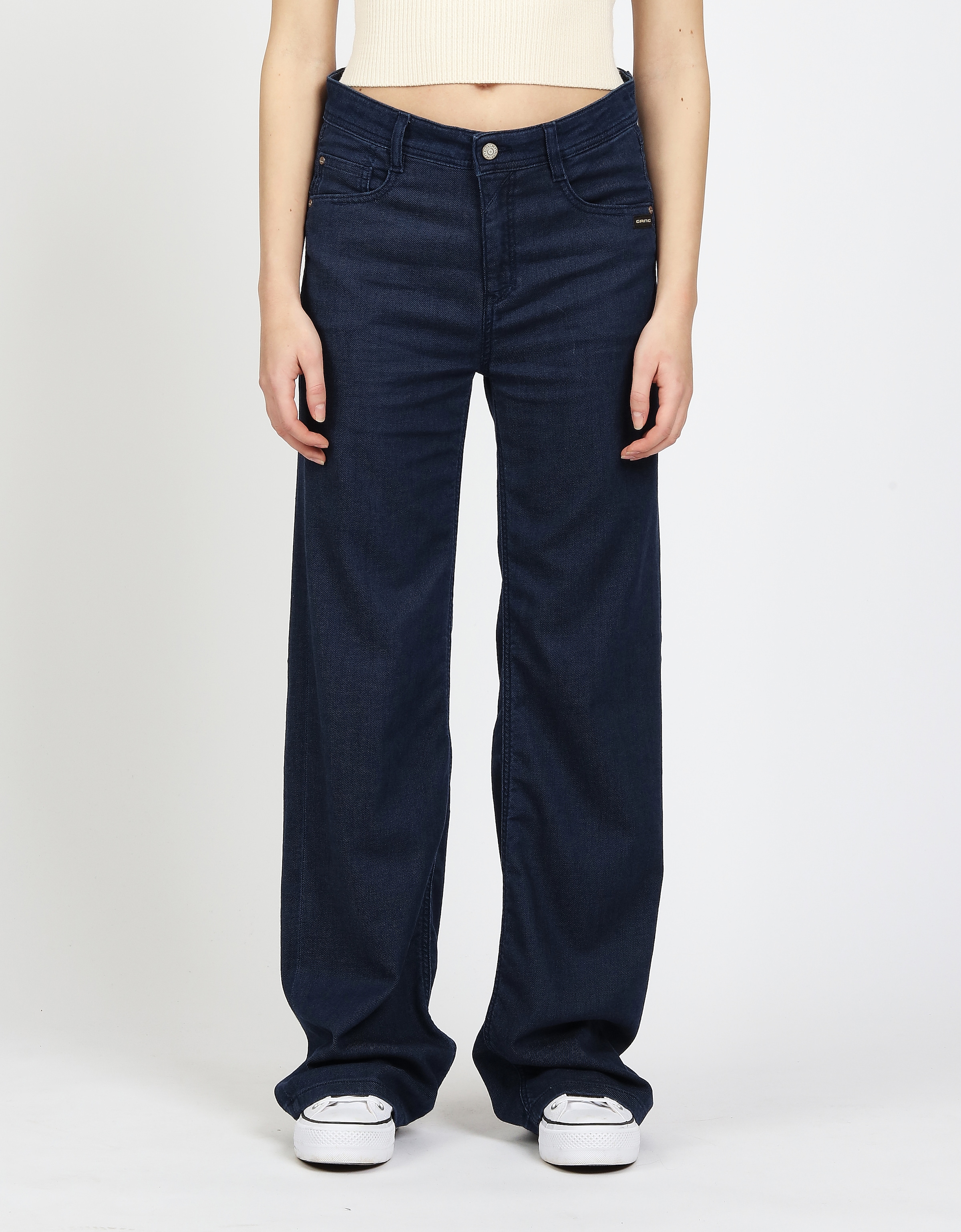 GANG 5-Pocket-Jeans "94AMELIE WIDE", aus weichem SWEAT Denim günstig online kaufen