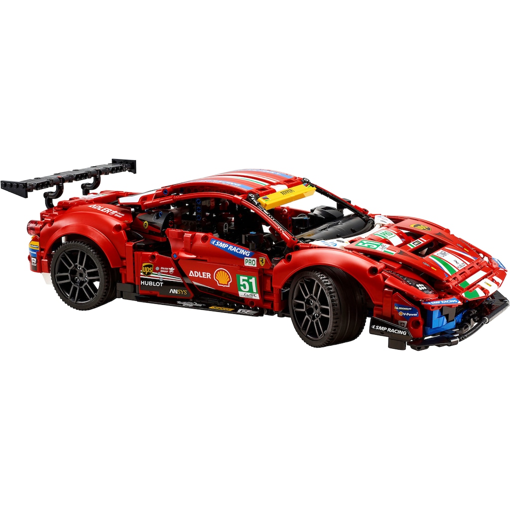 LEGO® Konstruktionsspielsteine »Ferrari 488 GTE “AF Corse #51” (42125), LEGO® Technic«, (1682 St.)