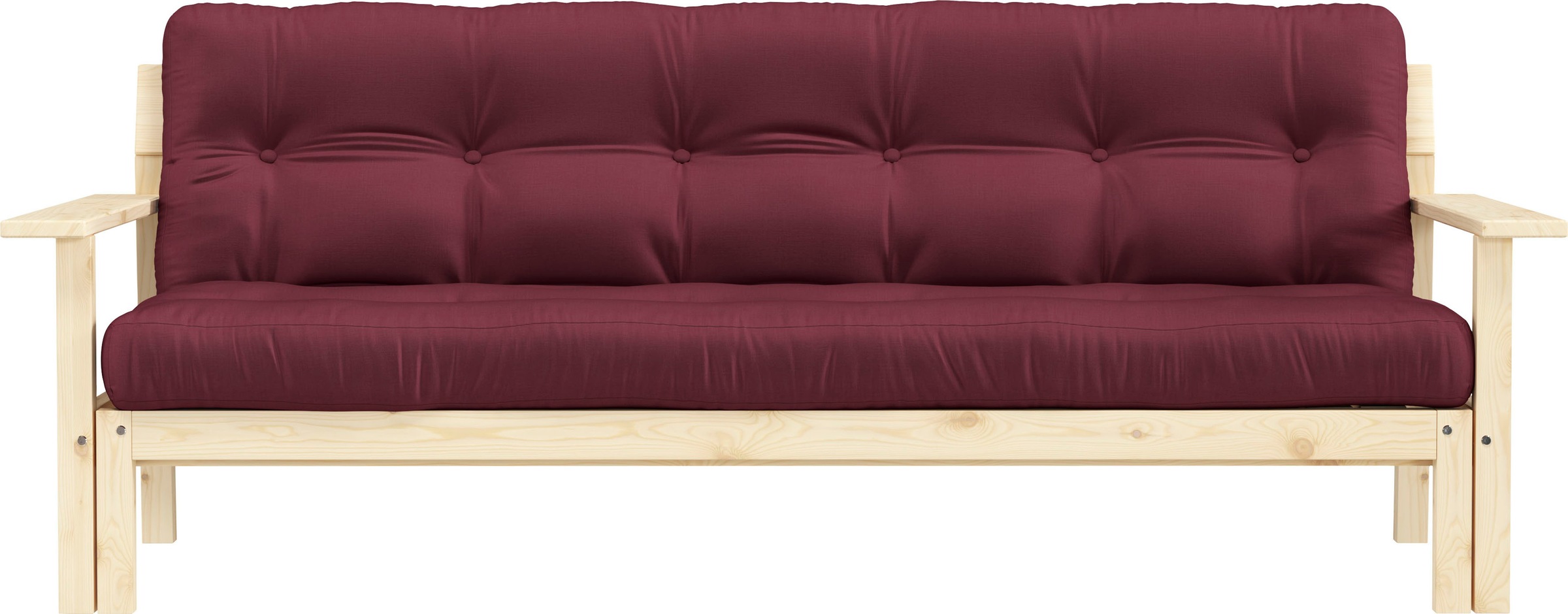 Karup Design Schlafsofa "Unwind", Mit Holzstruktur, inkl. Futonmatratze, Liegefläche 130x190 cm