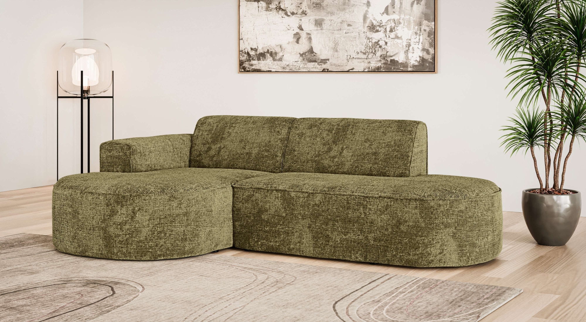 OTTO home Ecksofa "ADELLA XL Design-Sofa mit Recamiere rechts/links, 263/15 günstig online kaufen