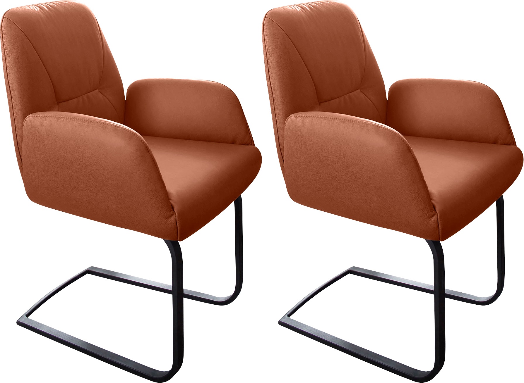 W.SCHILLIG Freischwinger "ole" (Set) 2 Stk.2er- oder 4er-Set, Gestell in Sc günstig online kaufen