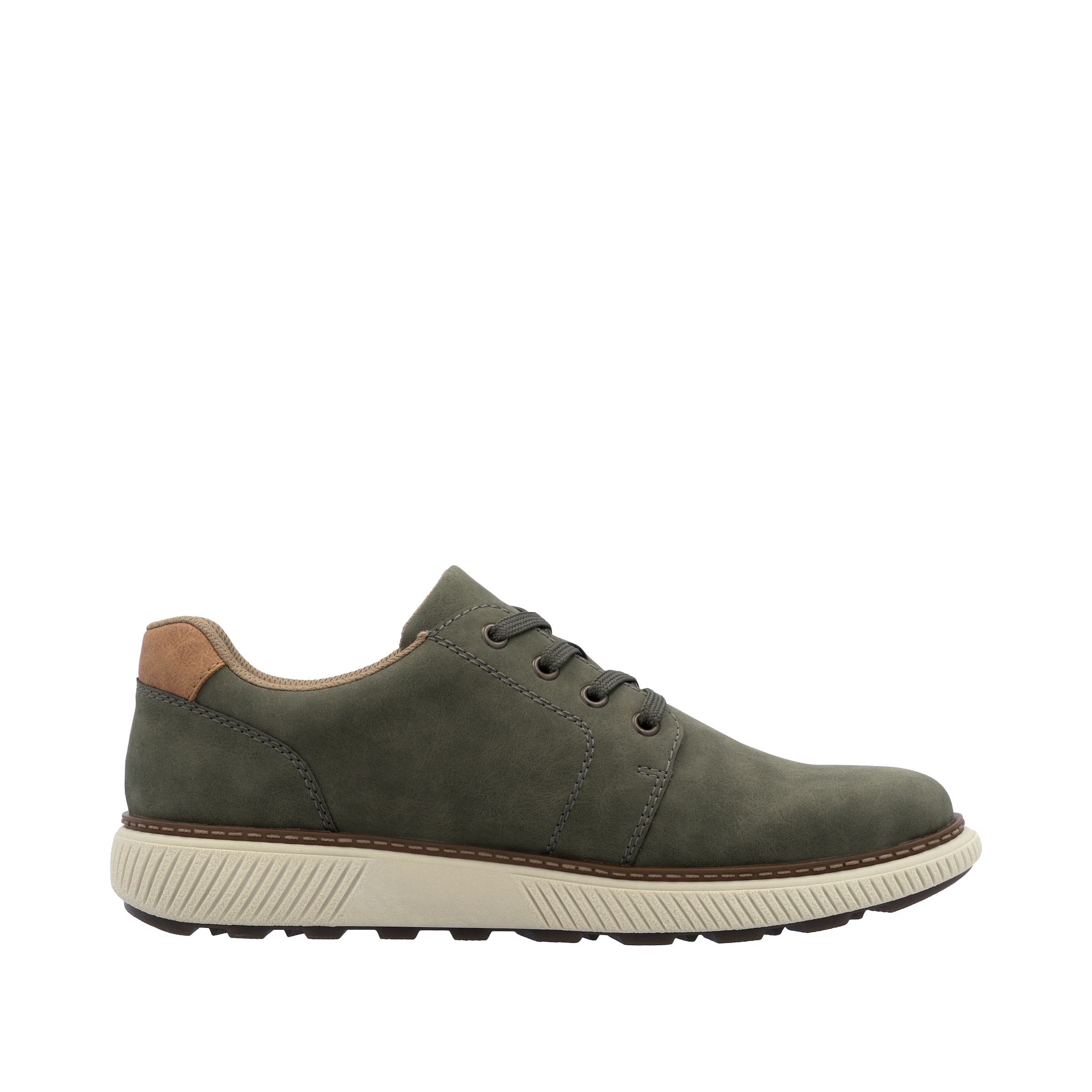 Rieker Sneaker, Halbschuh, Schnürschuh, Casual Sneaker mit weichem Schaftrand, TEX