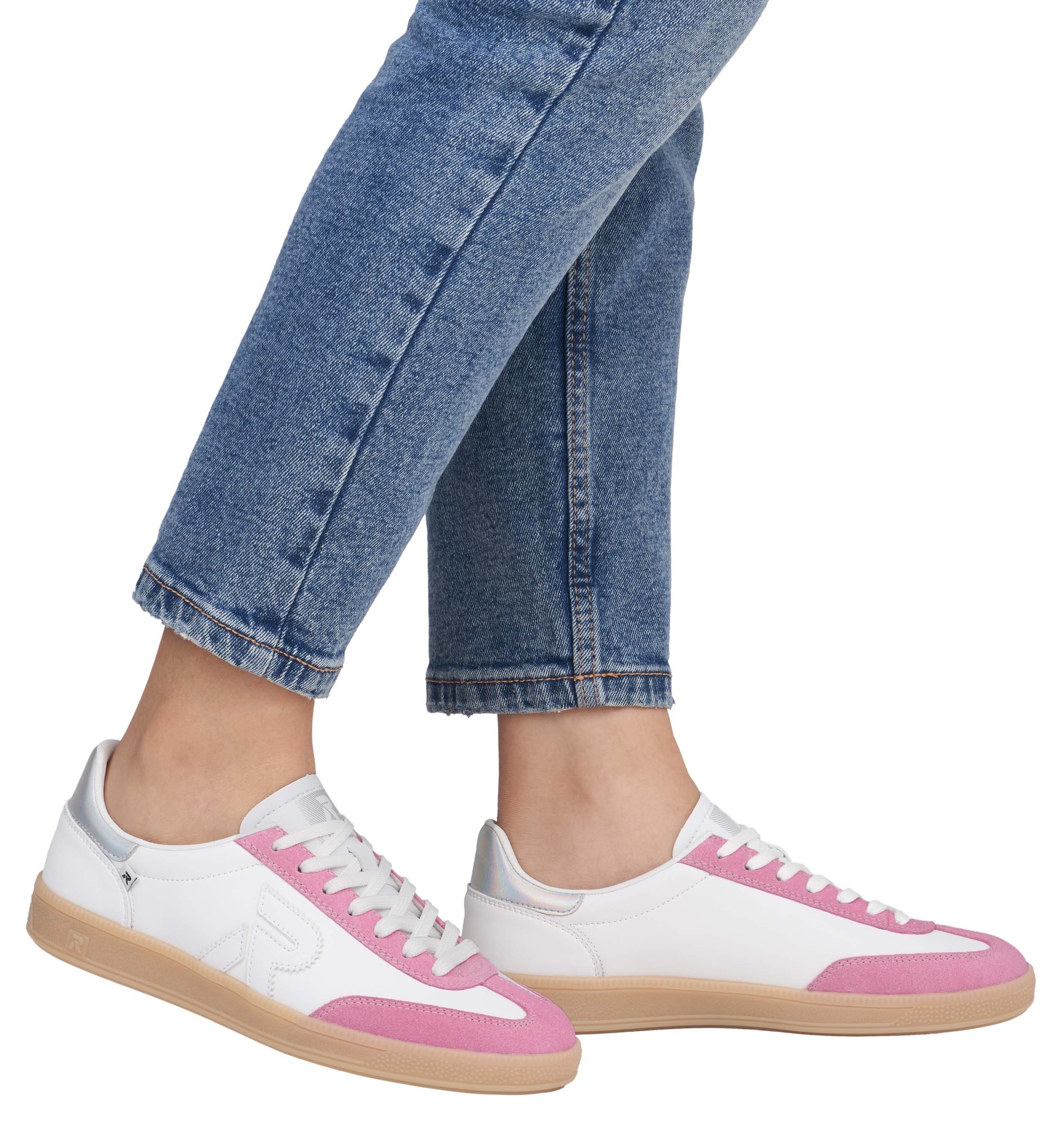 RIEKER Sport Sneaker "San Diego", Retro-Sneaker, Freizeitschuh, Halbschuh m günstig online kaufen