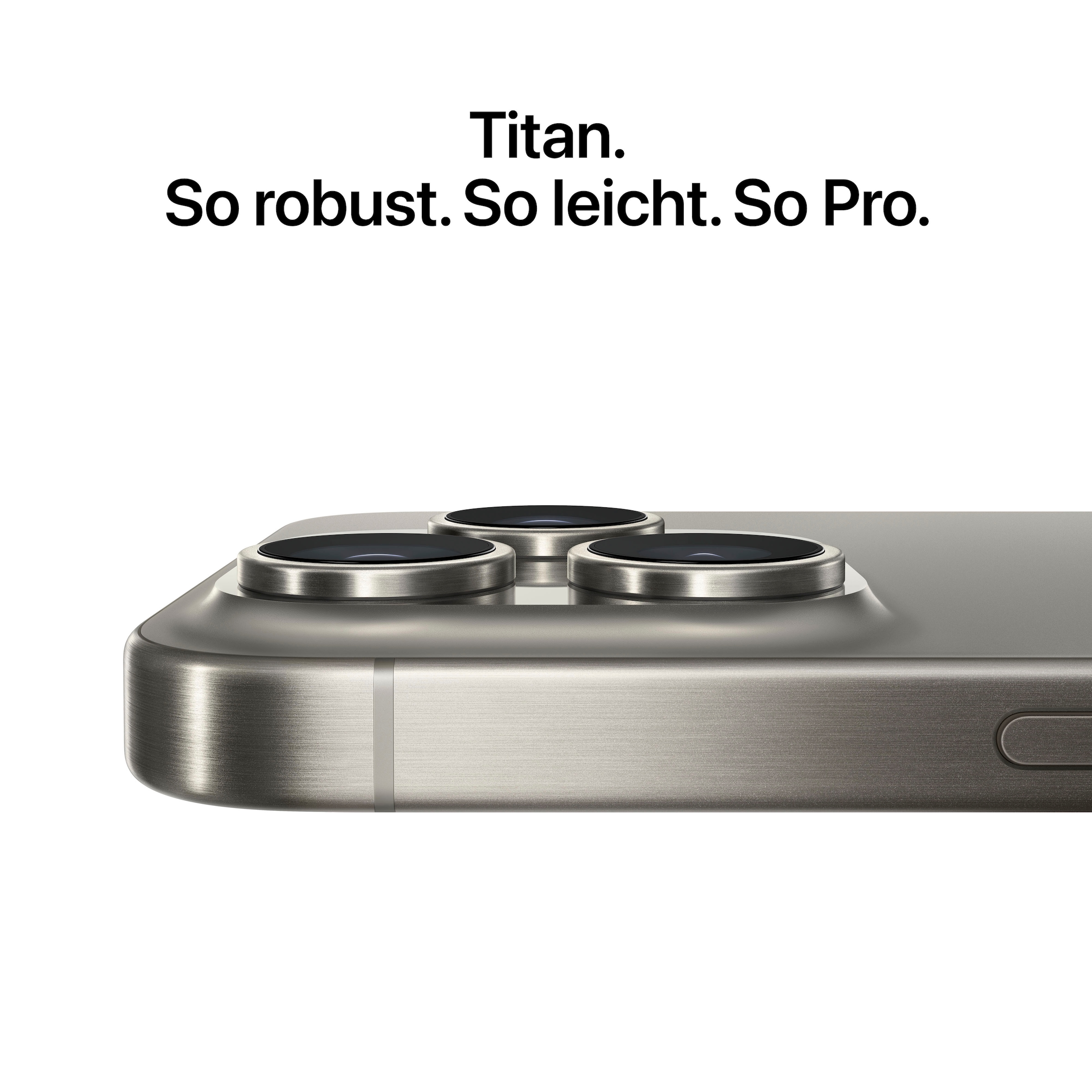 Apple Smartphone »iPhone 15 Pro 128GB«, white titanium, 15,5 cm/6,1 Zoll, 128 GB Speicherplatz, 48 MP Kamera