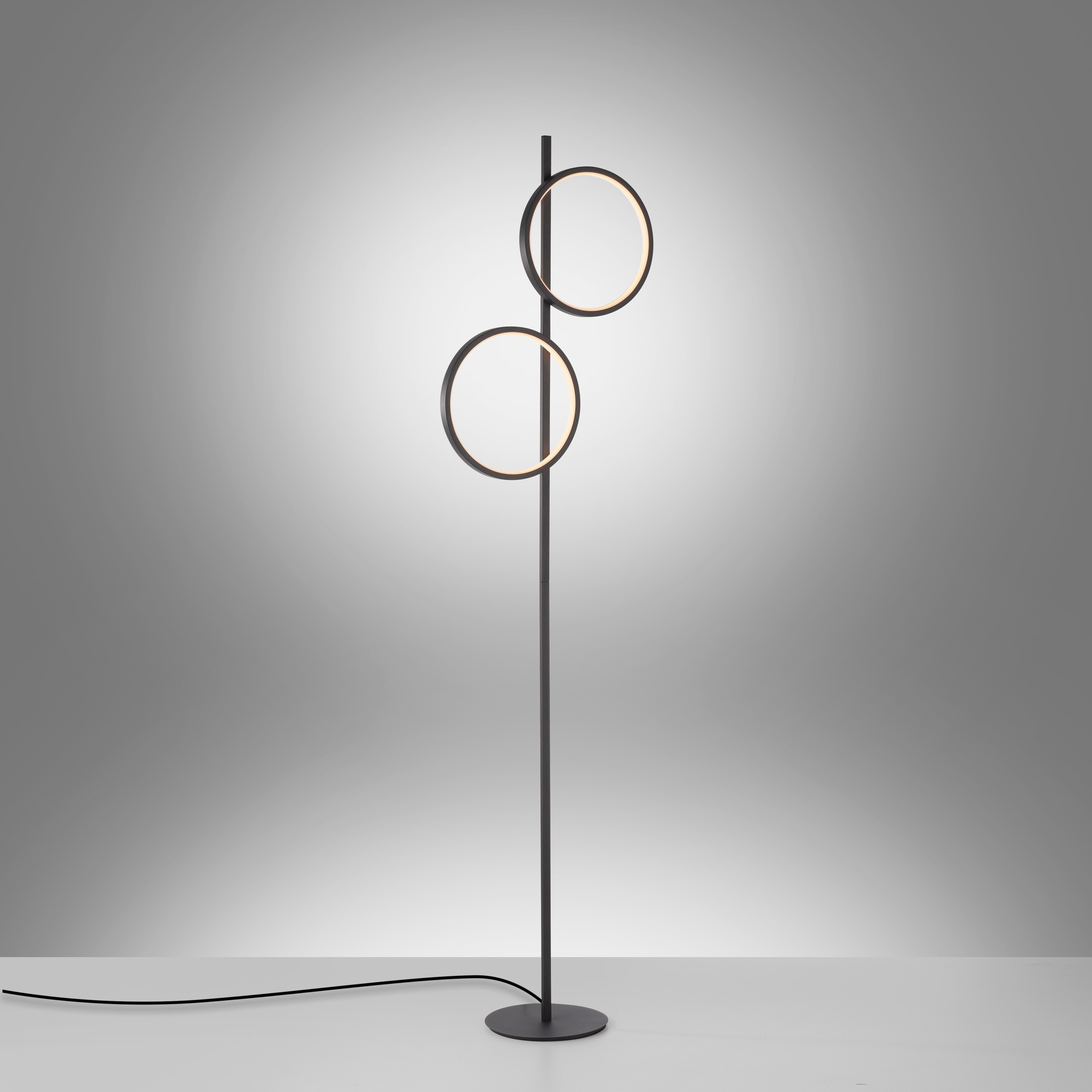 JUST LIGHT Stehlampe »MINI RITUS«, 2 flammig, Leuchtmittel LED-Board | LED fest integriert, LED, Schalter, Fußschalter