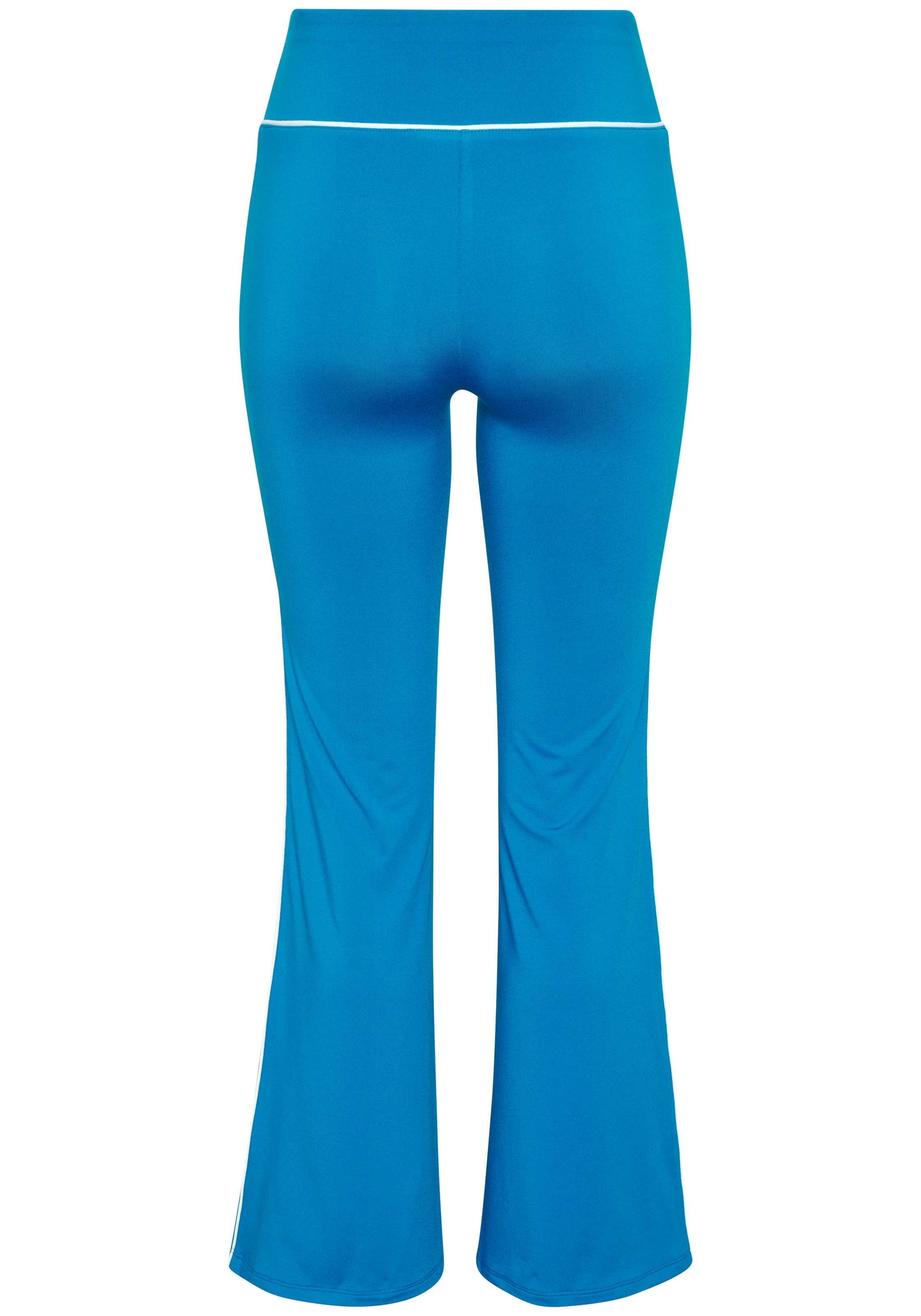 LASCANA ACTIVE Funktionsleggings  mit weißen Pipings