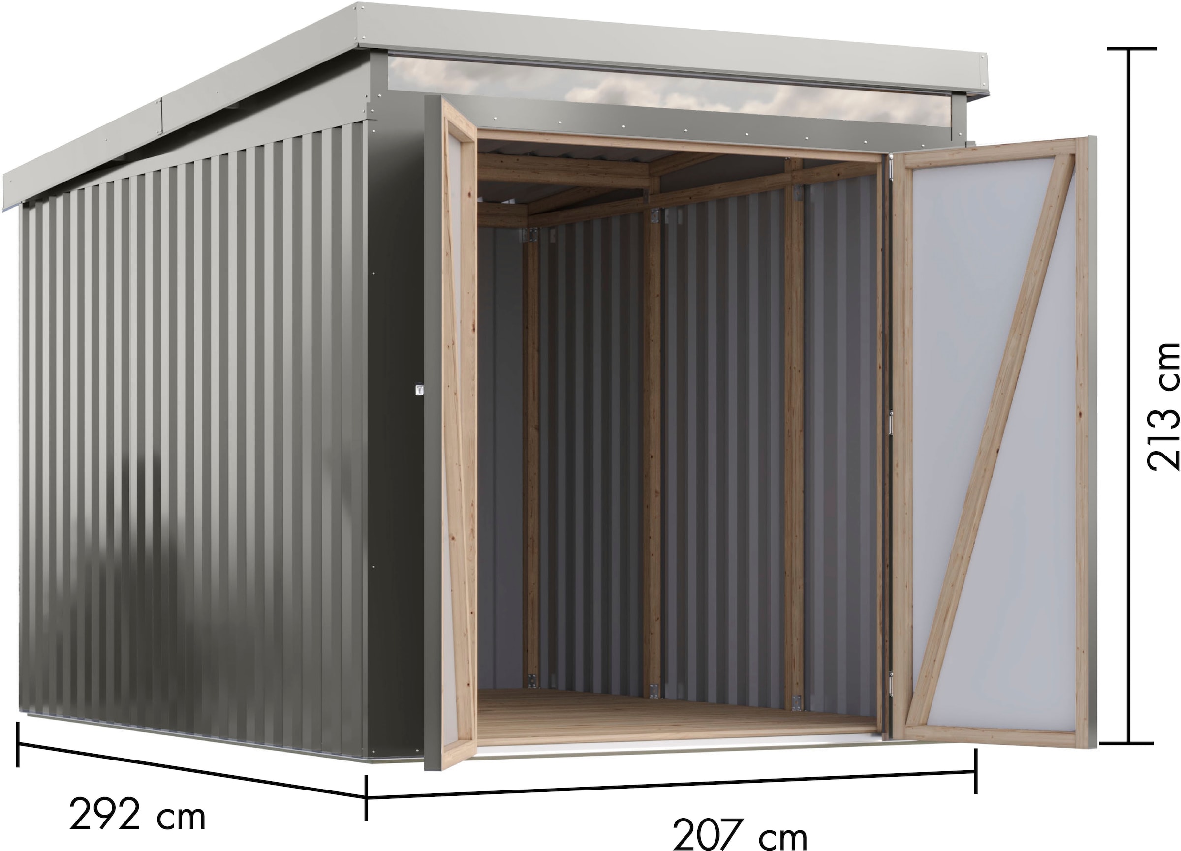 Karibu Gerätehaus »Argonium 2,5«