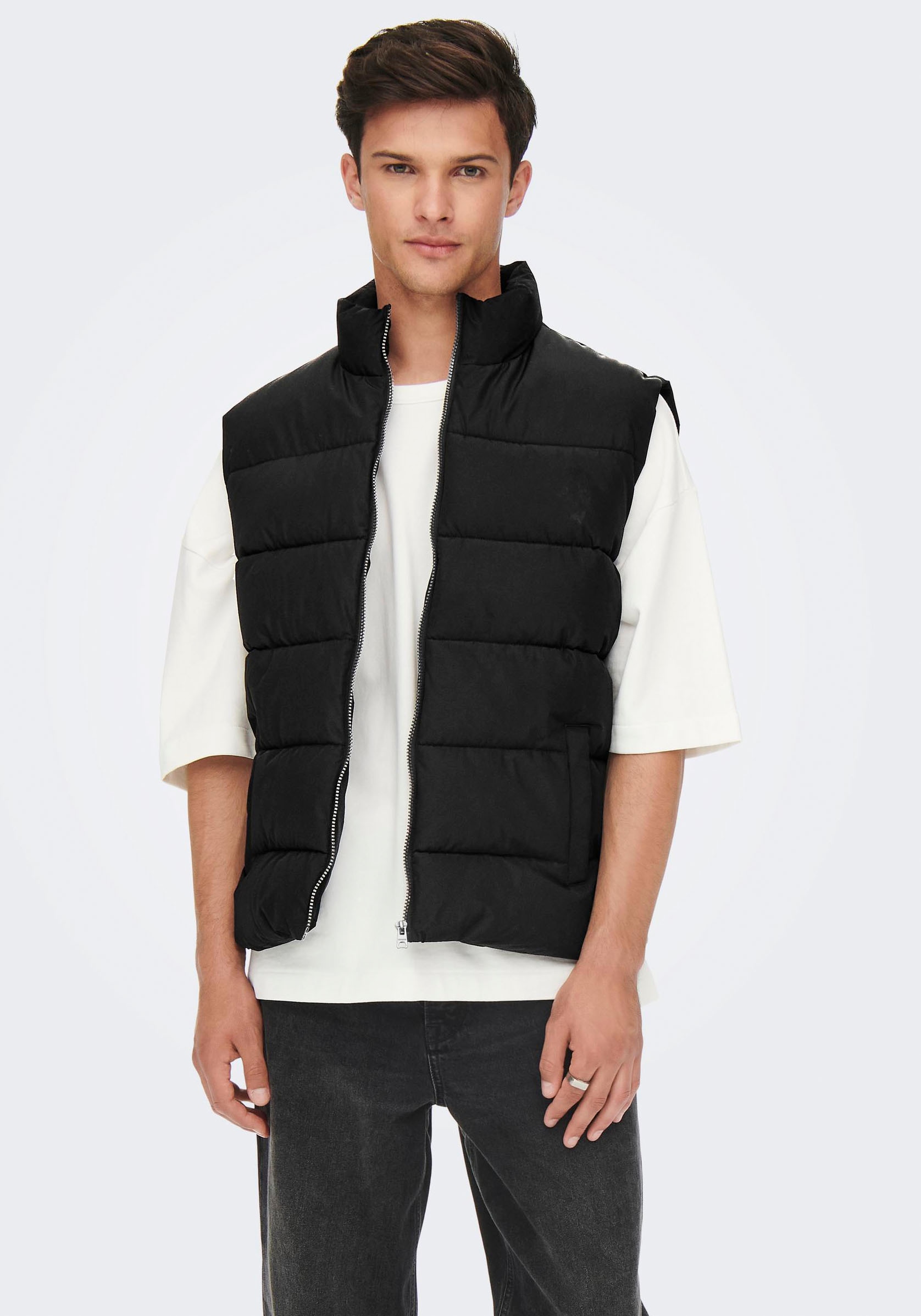 ONLY & SONS Steppweste "ONSMELVIN LIFE PUFFER VEST OTW VD"