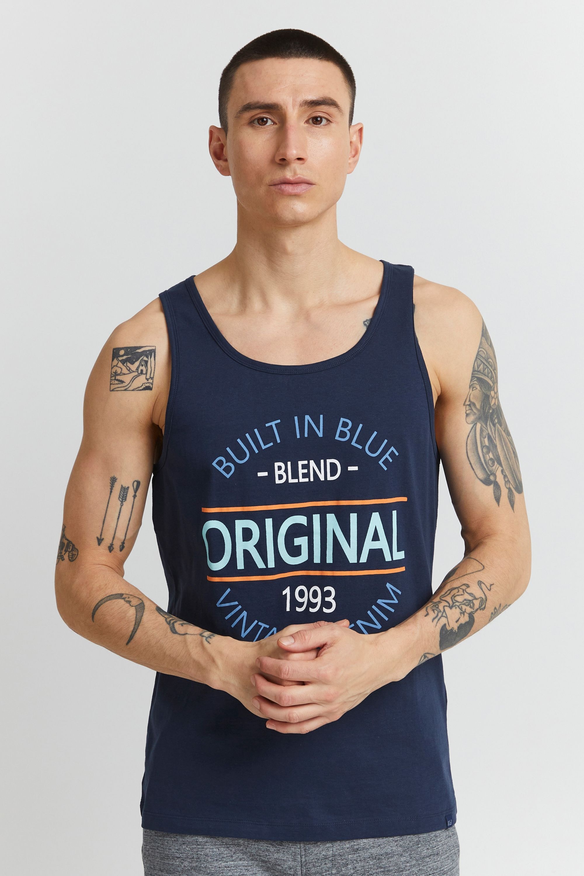 Blend Tanktop "BHAlvarez", Lässiges Tanktop mit Rundhalssauschnitt günstig online kaufen