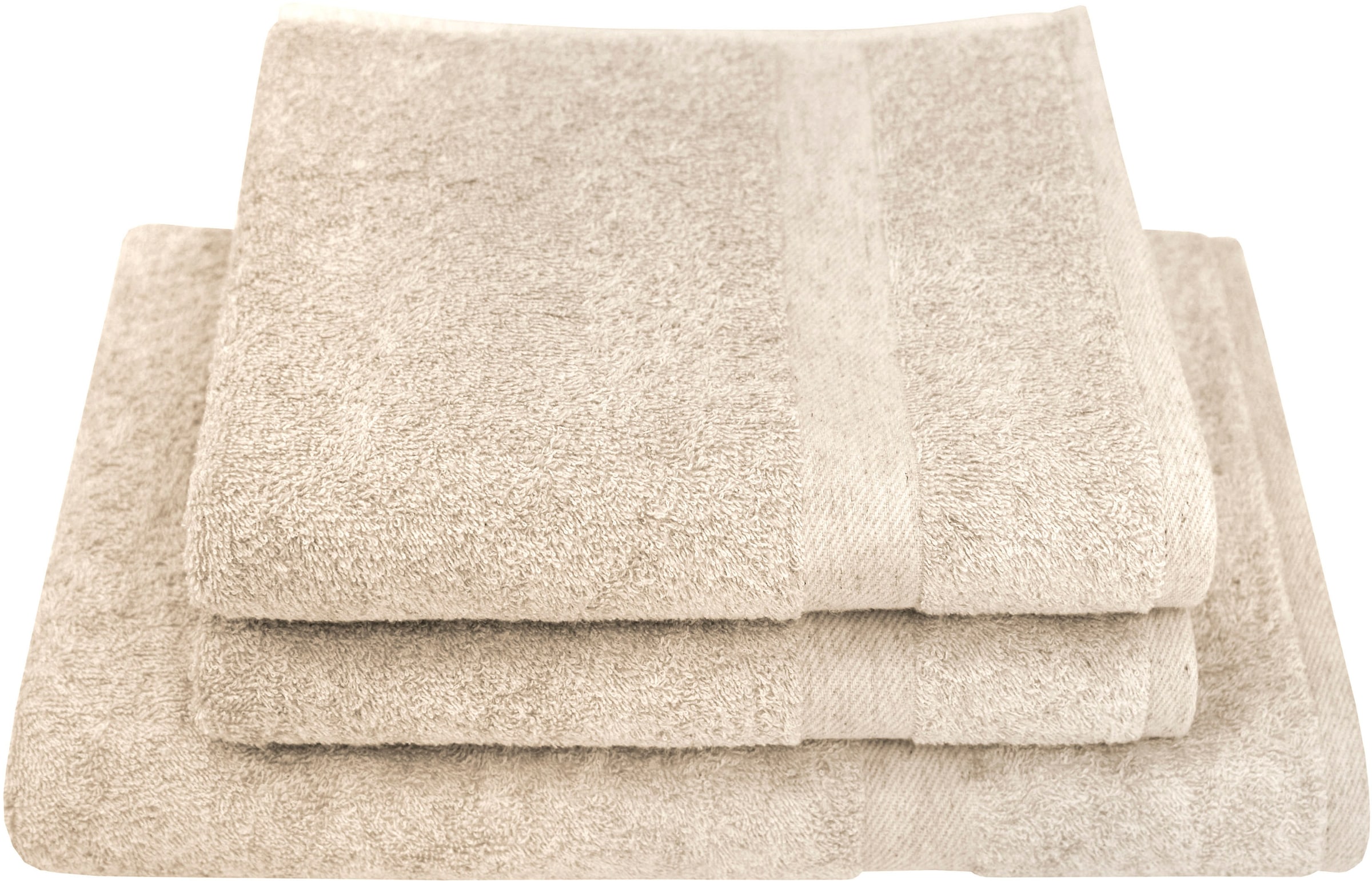 Dyckhoff Handtuch Set "Deep Harmony Comfort" Set 3 Stk. Frottier 15% Hanf;2 günstig online kaufen