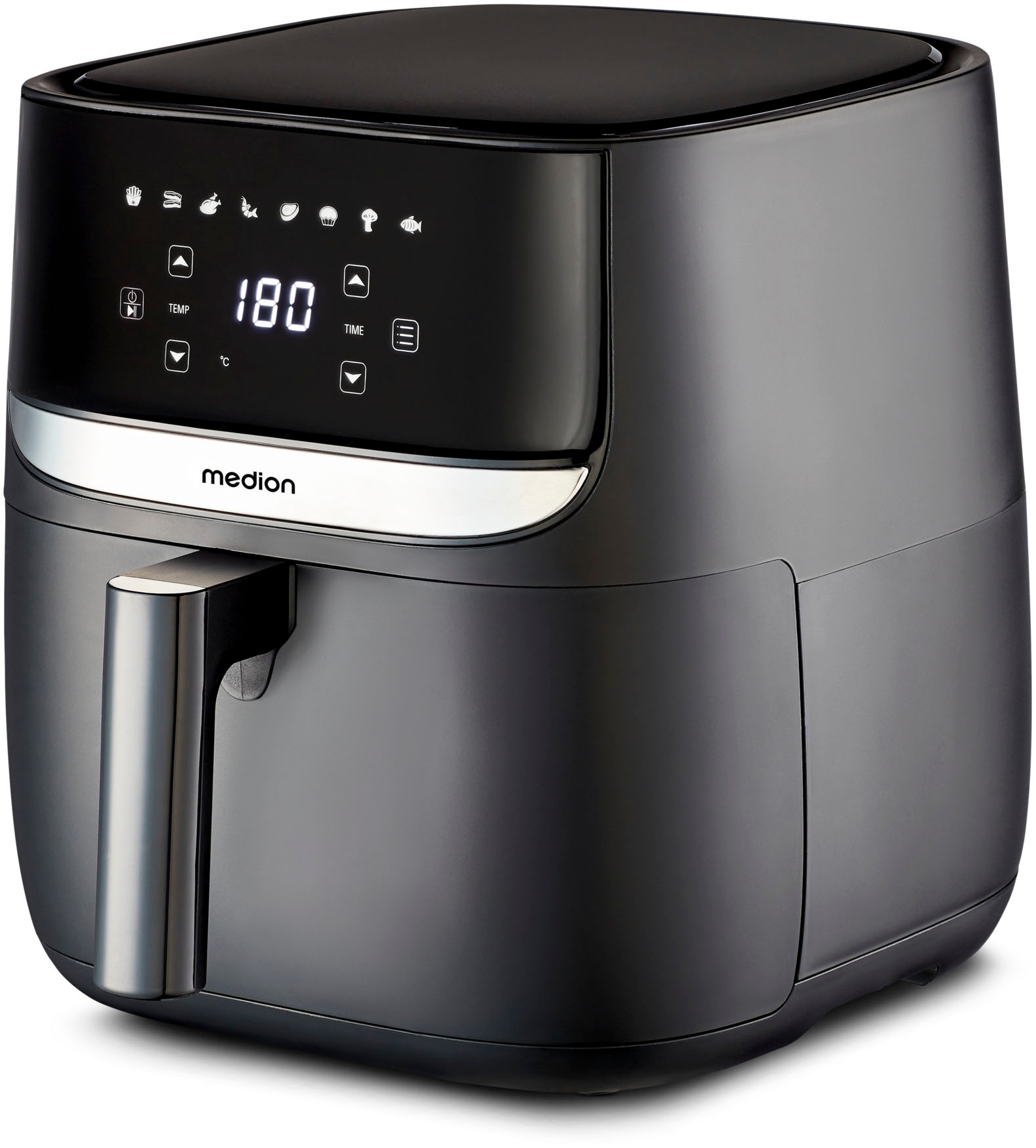 Medion Heißluftfritteuse "E50 XL (MD 10532), 5,7 L Korbvolumen, 8 Automatik günstig online kaufen