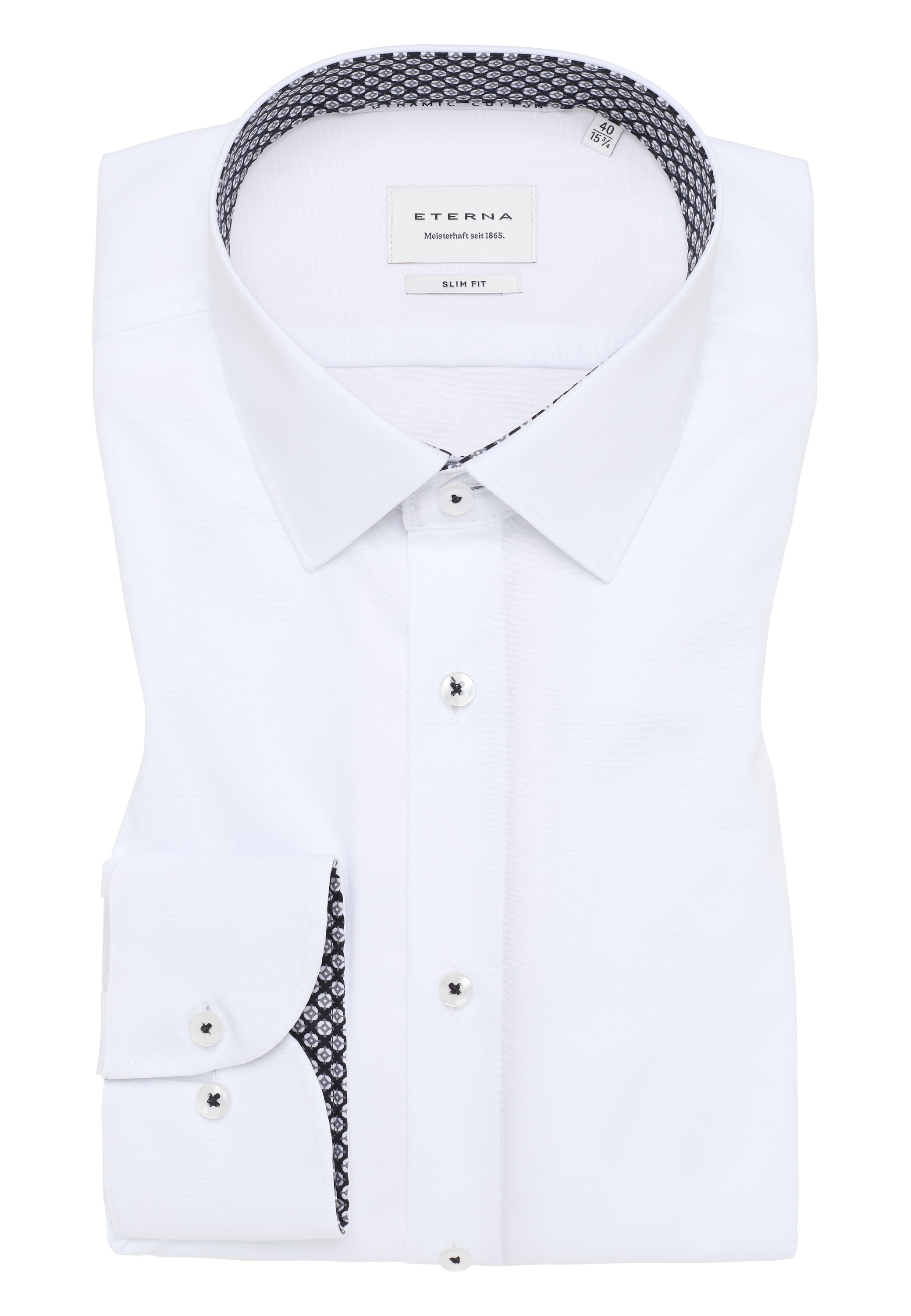 Eterna Langarmhemd »SLIM FIT«, NON IRON (bügelfrei)