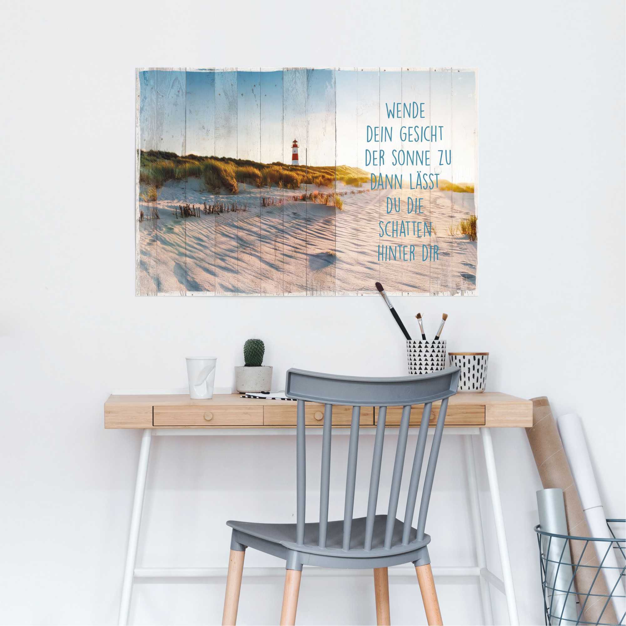 Reinders Poster "Sonne am Strand" 1 Stk. tlg. günstig online kaufen