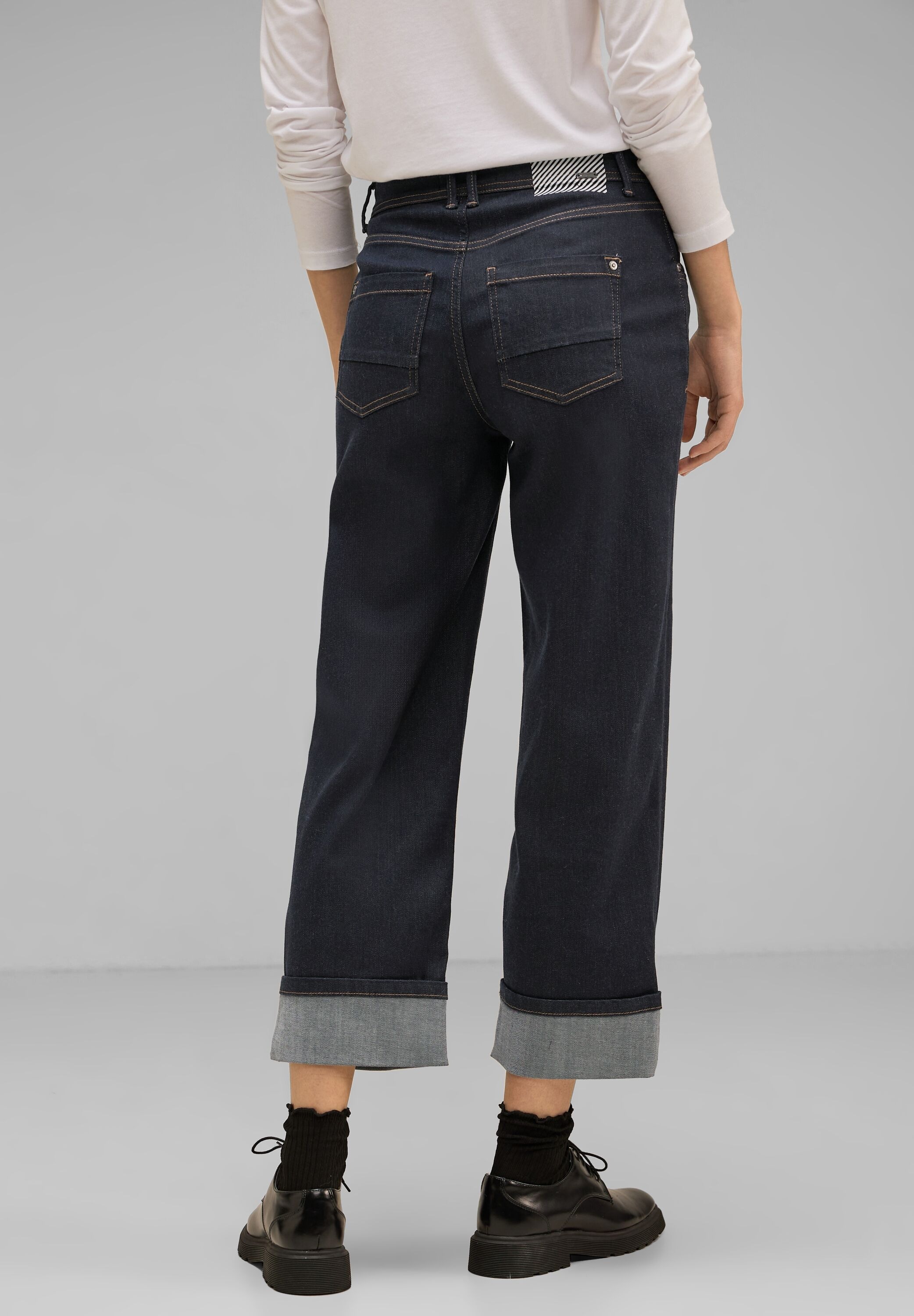 STREET ONE Gerade Jeans, High Waist