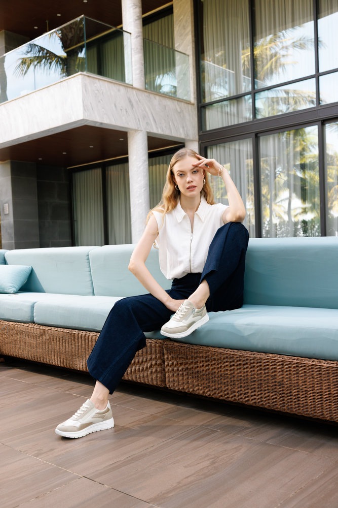 Remonte Keilsneaker Schnürschuh, Halbschuh, Casual-Sneaker mit seitlichem R günstig online kaufen