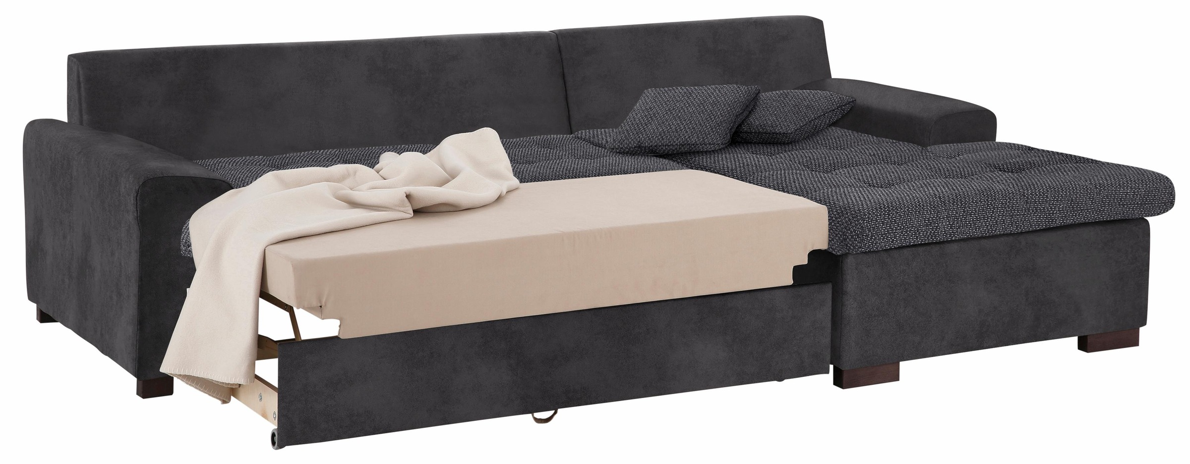 Home affaire Ecksofa "Föhr L-Form" wahlweise mit Bettfunktion