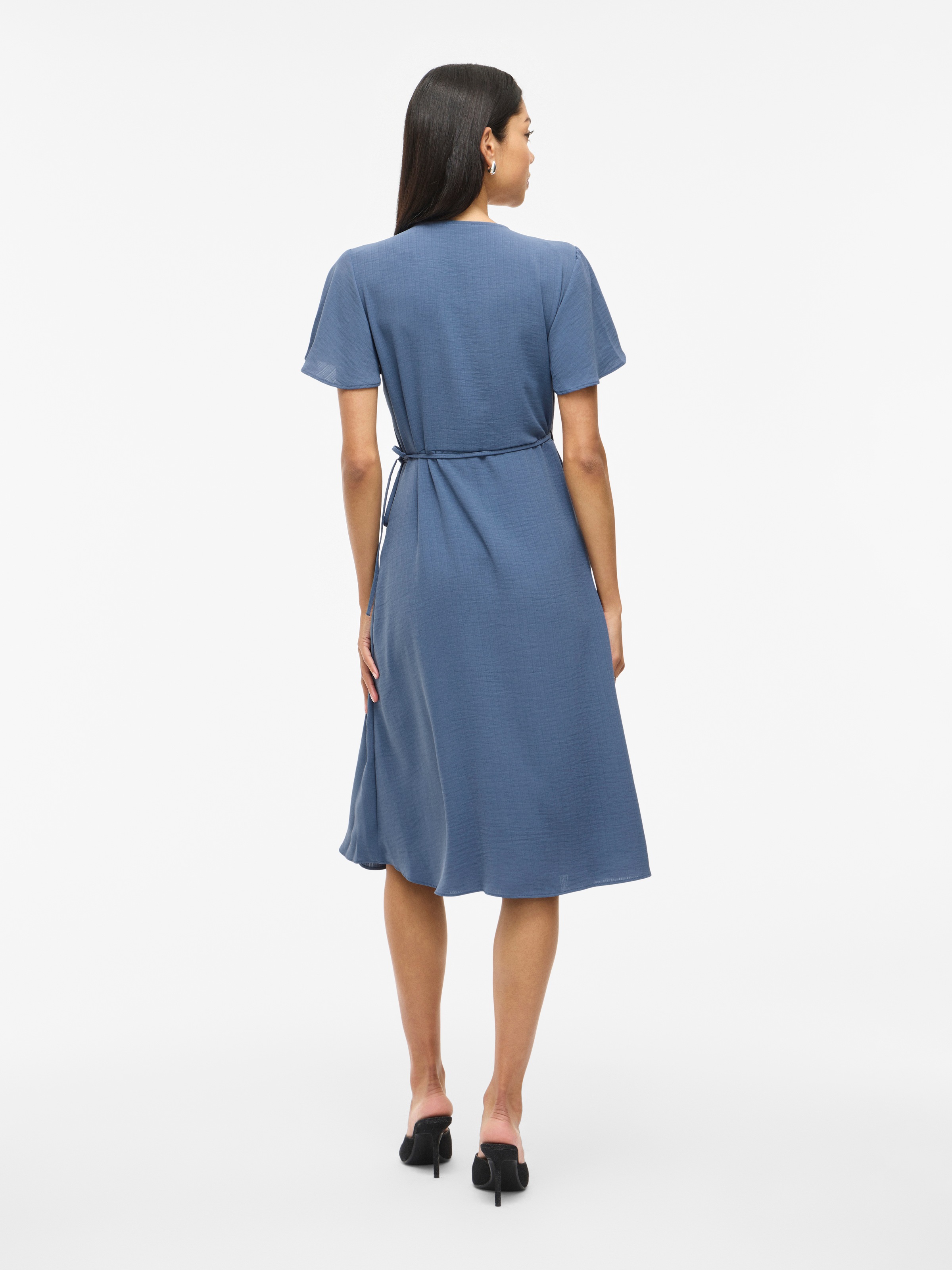 Vila Wickelkleid "VILOVIE S/S WRAP MIDI DRESS - NOOS" günstig online kaufen