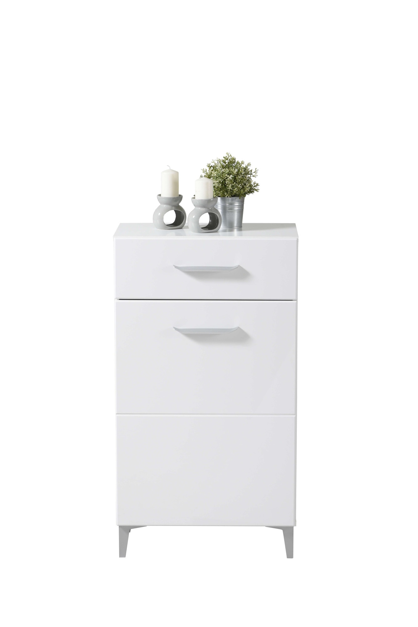 INOSIGN Schuhschrank »Belfort, Schuhkommode, Schuhregal, Höhe 105 cm«, in Opaque Weiß mit MDF-beschichtet Fronten, modernes Design