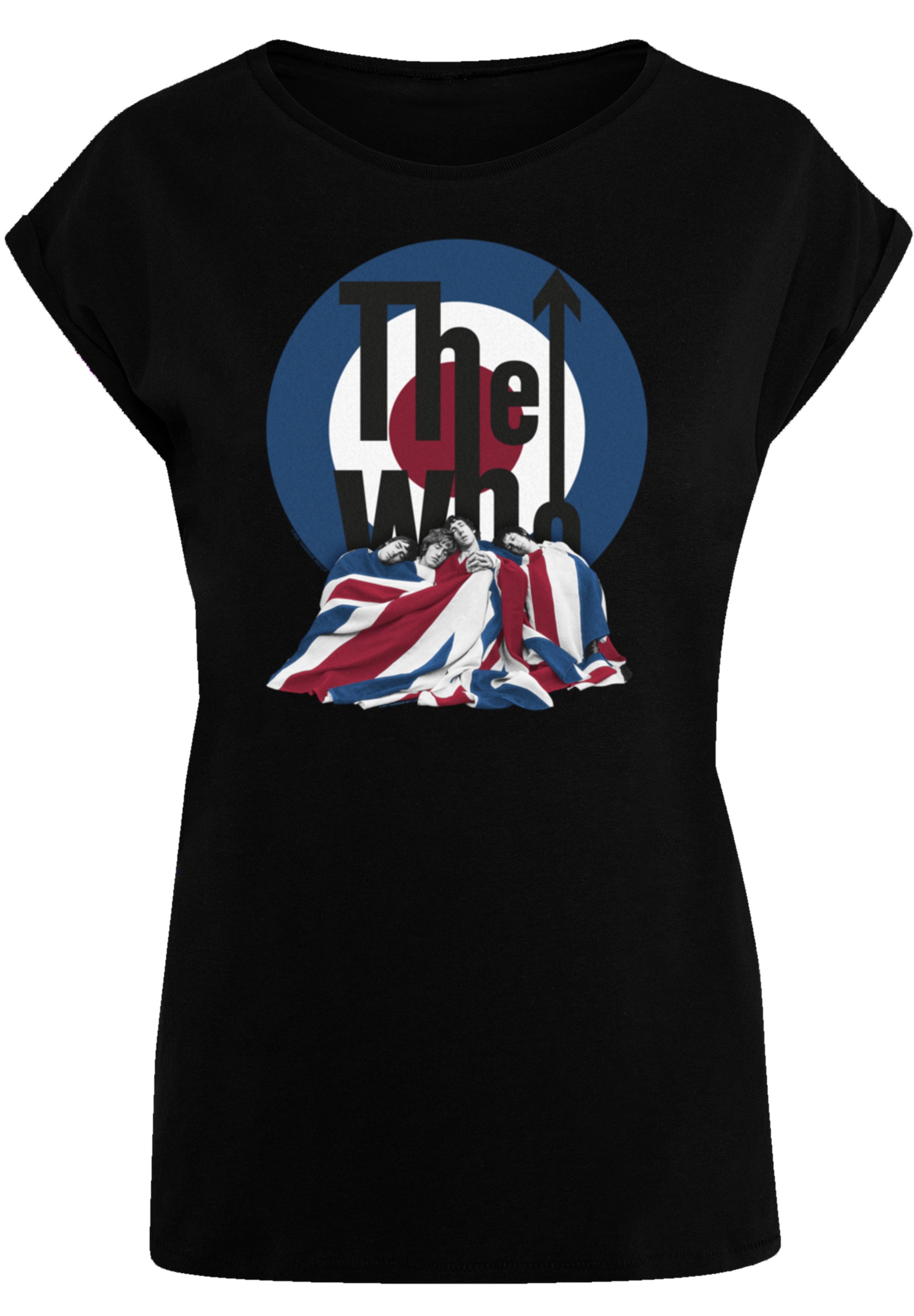 F4NT4STIC T-Shirt »The Who Flag Blanket«, Premium Qualität