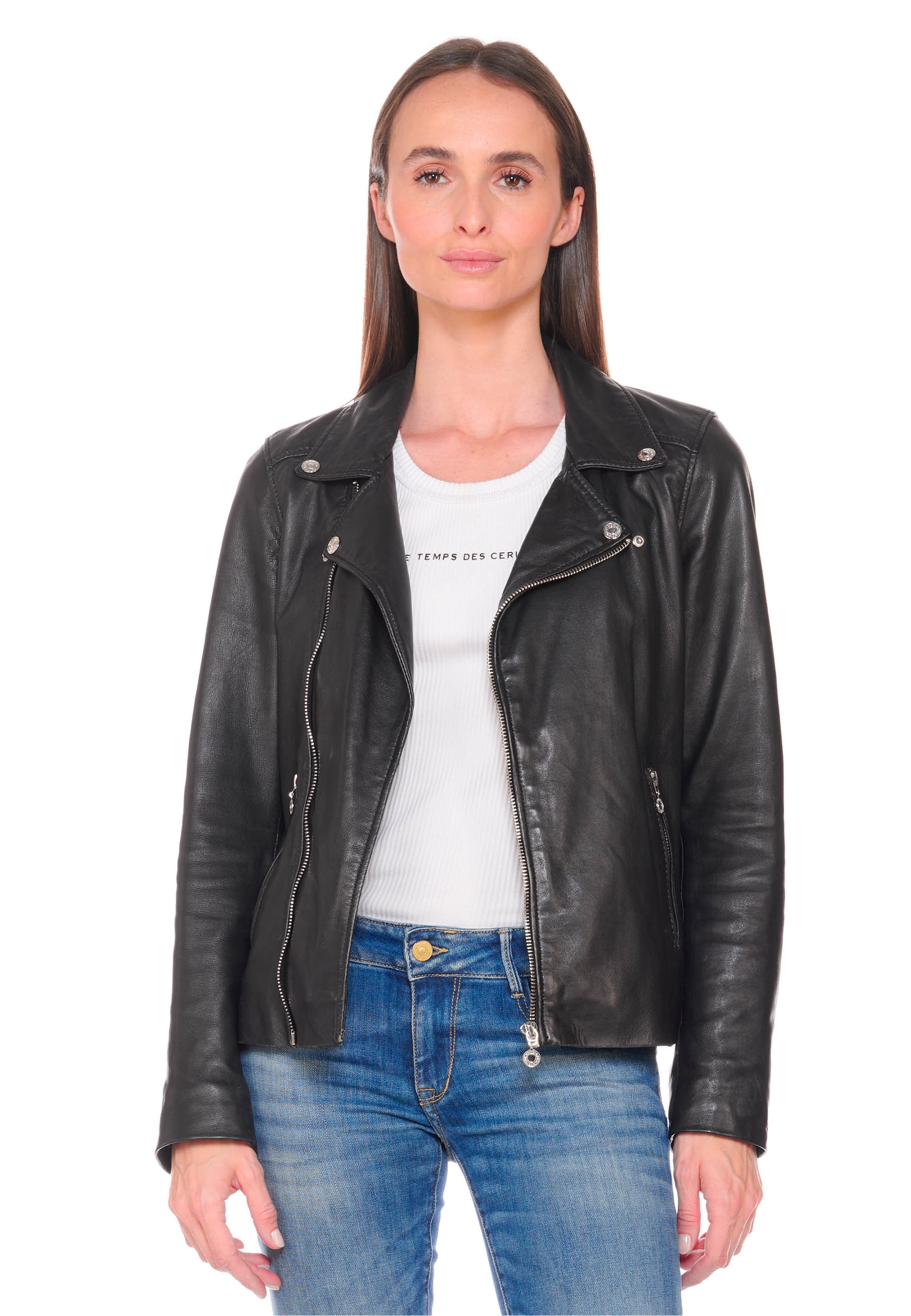 Le Temps Des Cerises Outdoorjacke »NANCY«, mit rockigem Look