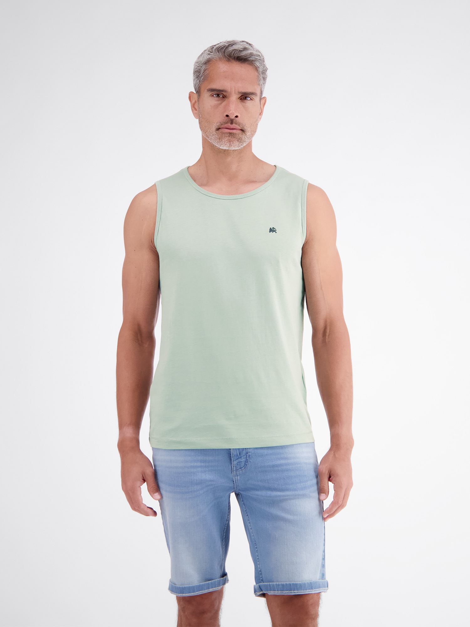 LERROS 1100000002199 "Sportliches Tanktop aus Baumwolle mit Rundhalskragen"