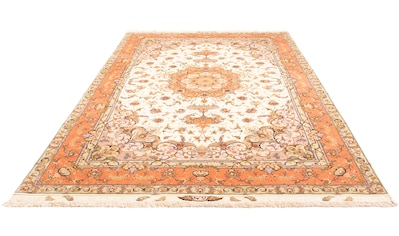 Orientteppich »Täbriz rund - 303 x 199 cm - beige«, rechteckig