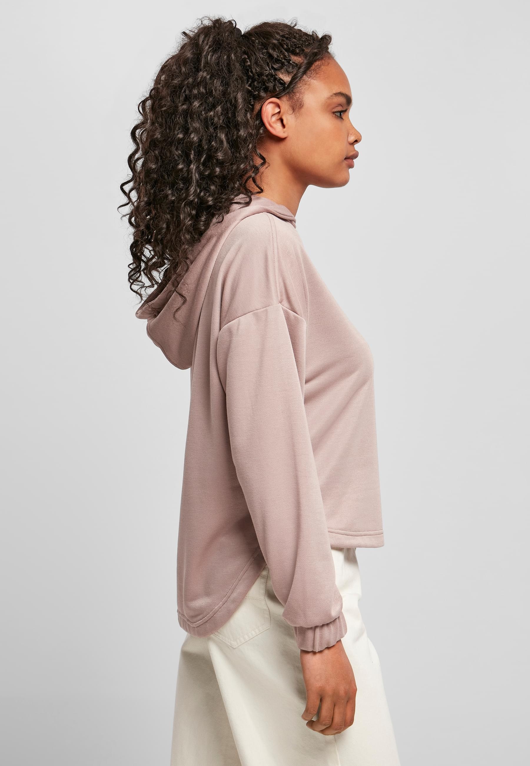URBAN CLASSICS Kapuzenpullover »Urban Classics Damen Ladies Oversized Shaped Modal Terry Hoody«, (1 tlg.)