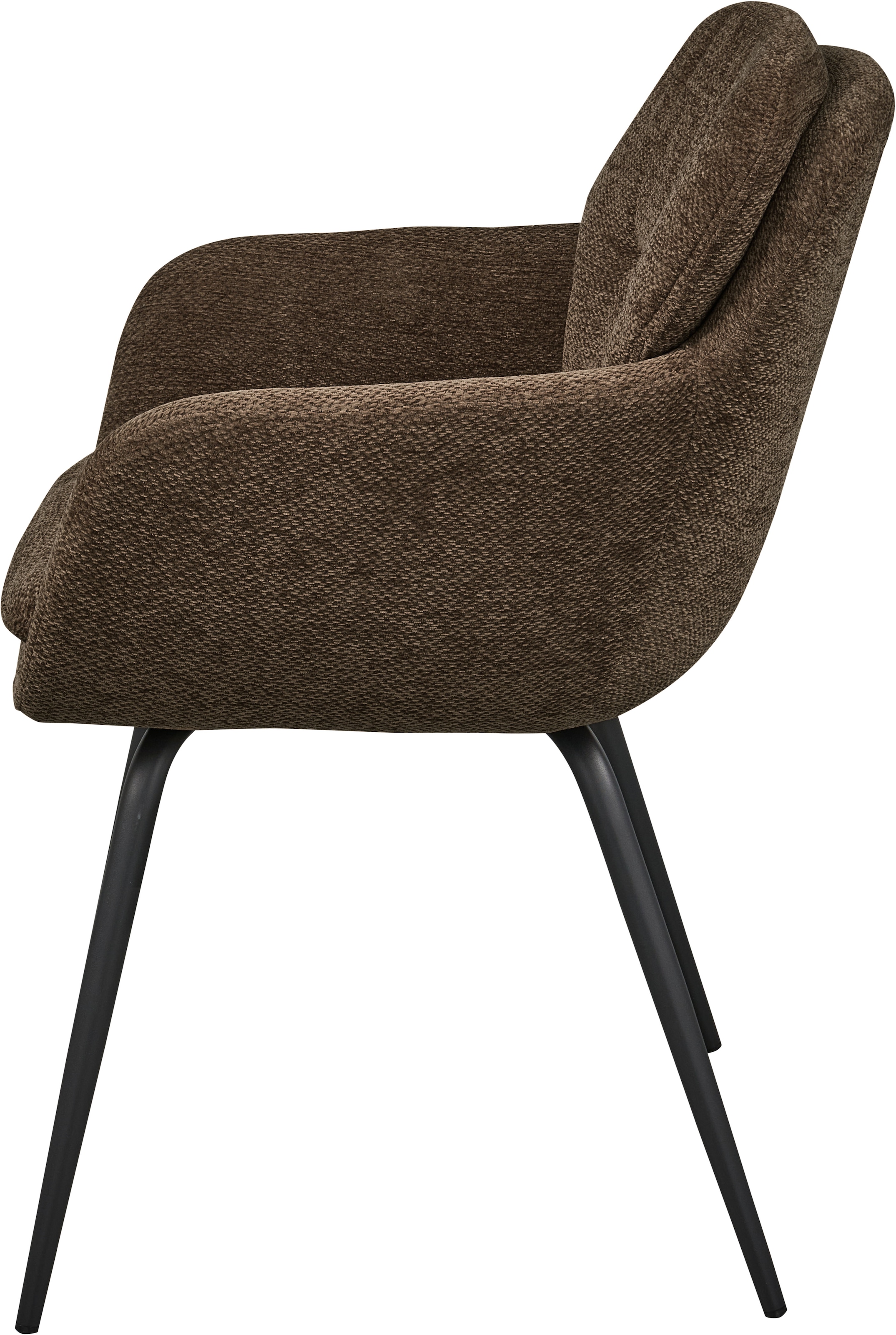 WOOOD Esszimmerstuhl »Runa mit Chenille-Bezug und Armlehnen B 57 x T 59 x H 82 cm (2er-Set)« ()