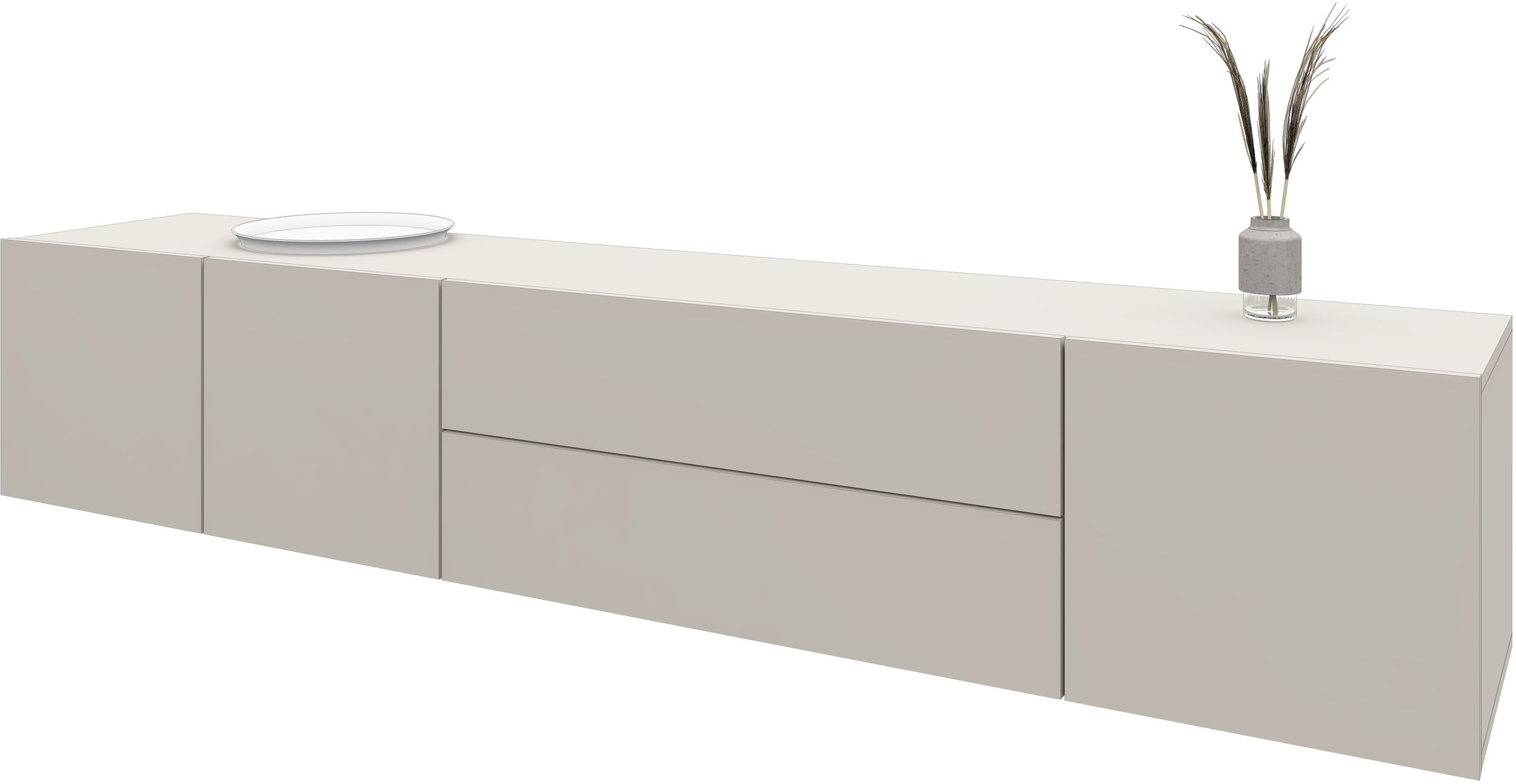 borchardt Möbel Lowboard "Sophia", Breite 190 cm, stehend und hängend monti günstig online kaufen