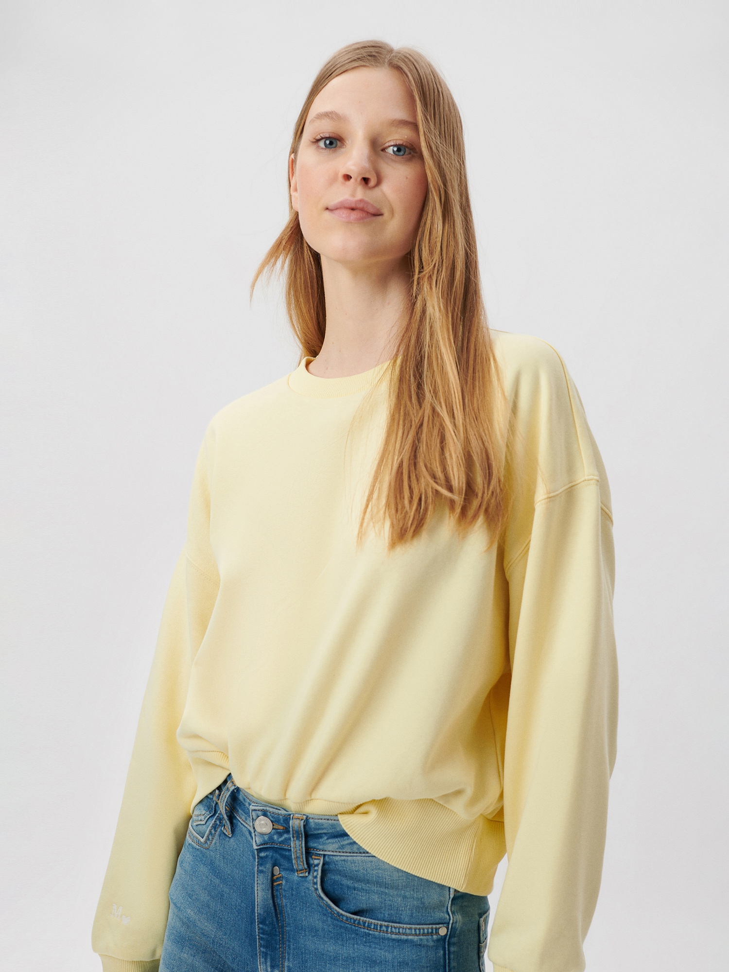 Mavi Rundhalspullover »CREW NECK SWEATSHIRT«, Sweatshirt cropped