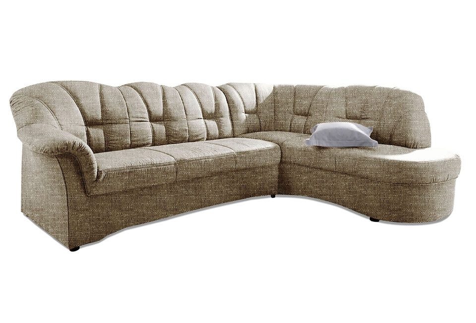 DOMO collection Ecksofa "Papenburg L-Form", mit Ottomane, wahlweise mit Bet günstig online kaufen