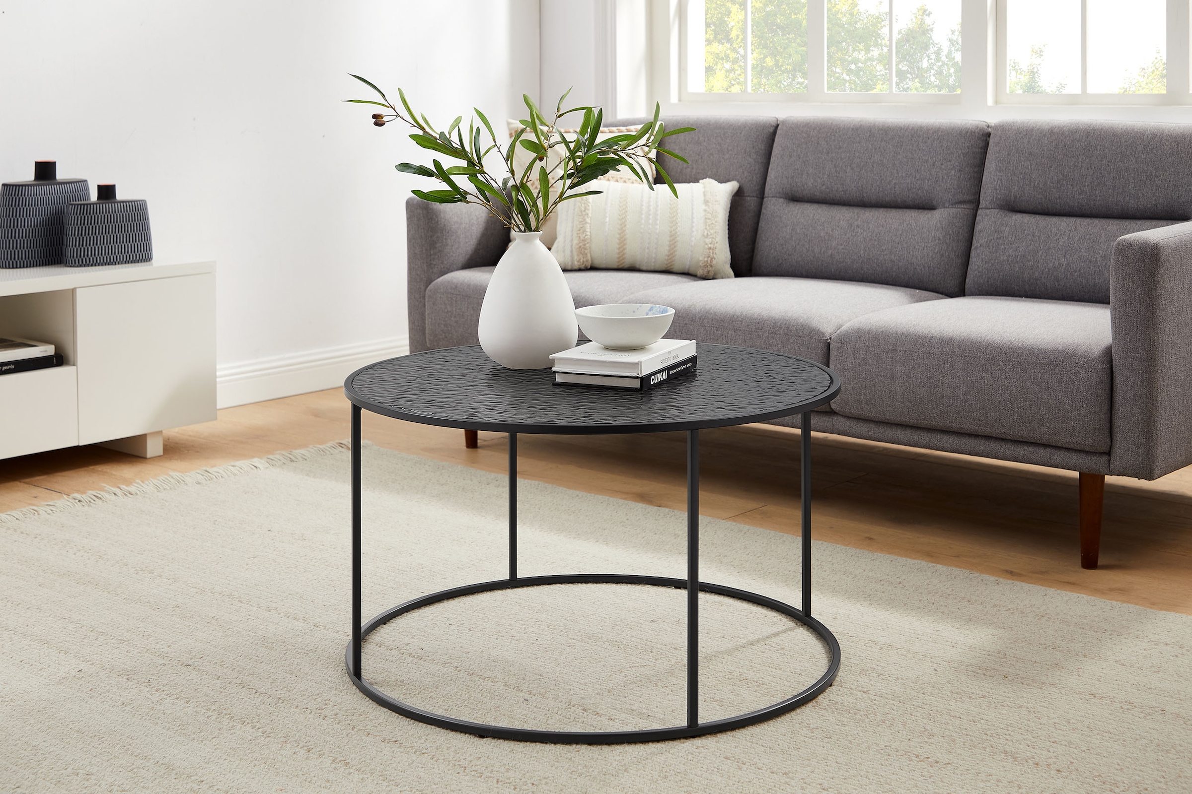 SalesFever Couchtisch "Couchtisch für gemütliche Stunden", (1 St.), Glaspla günstig online kaufen