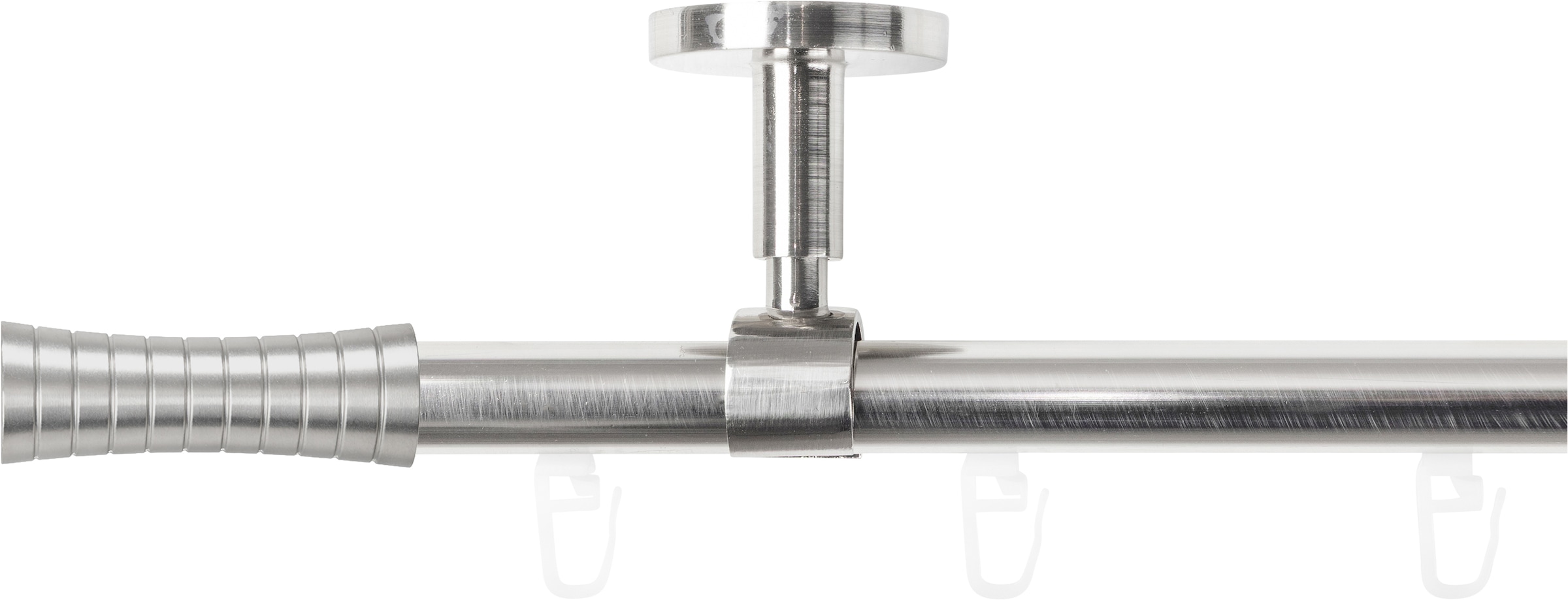 SN DECO GROUP Gardinenstange "Gardinenstange Innenlauf Nancy Ø 19 mm, 1-läufig, Fixmaß, verschraubt" Ø 19 mm Fixmaß;kürzbar