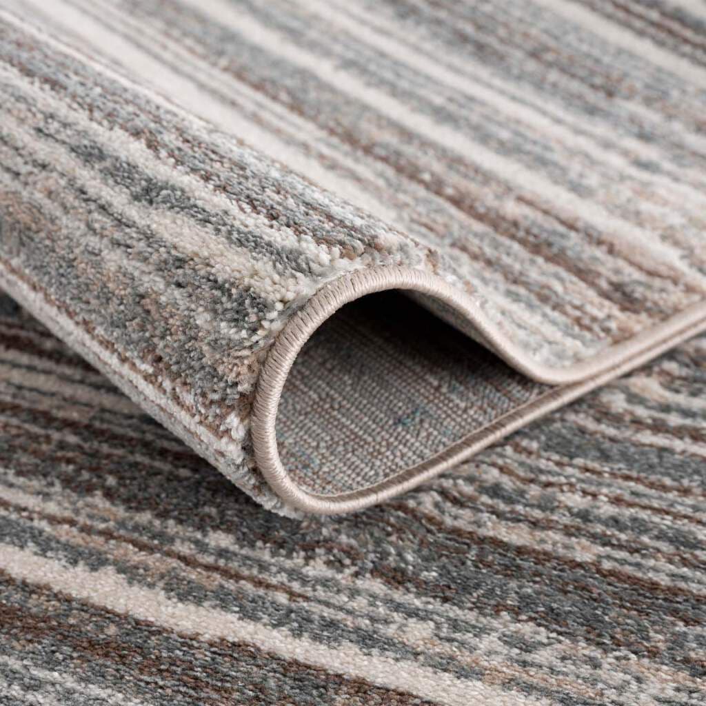 Carpet City Teppich »Moda«, | Weicher Streifen-Muster, BAUR Rechnung auf Kurzflor, rechteckig, Flor