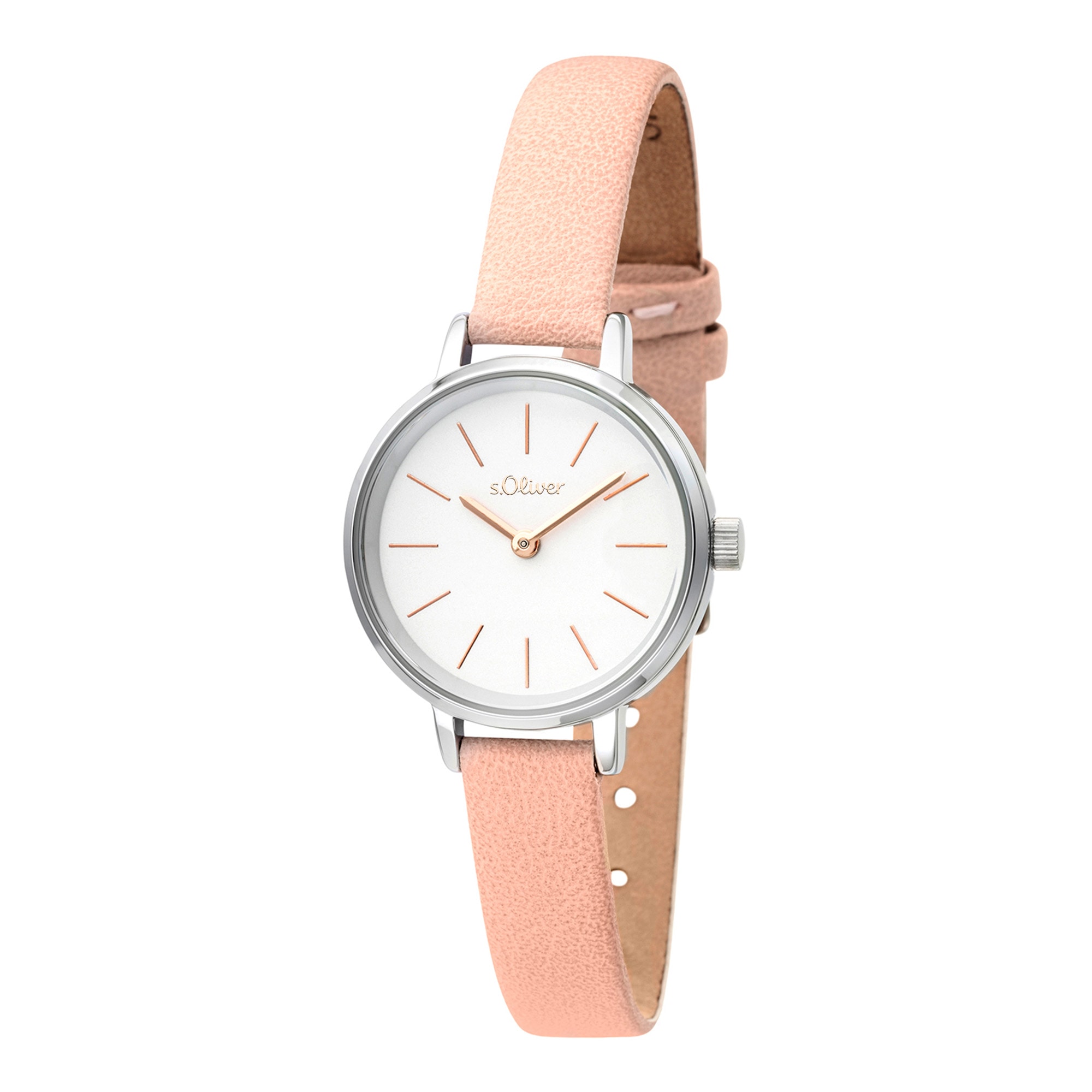 s.Oliver Quarzuhr »Petite Time« Armbanduhr, Damenuhr, analog