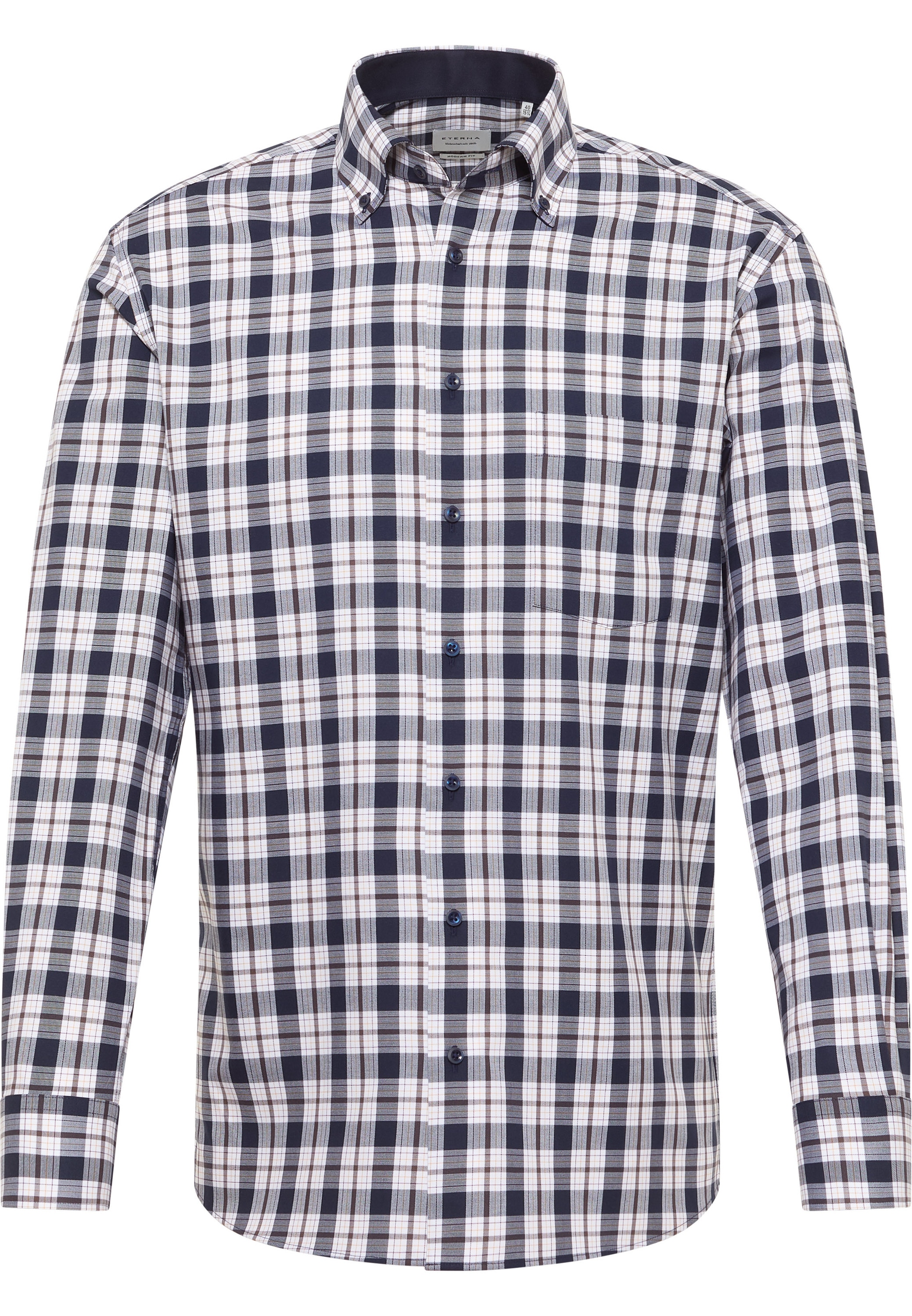 Eterna Langarmhemd »MODERN FIT«, NON IRON (bügelfrei)