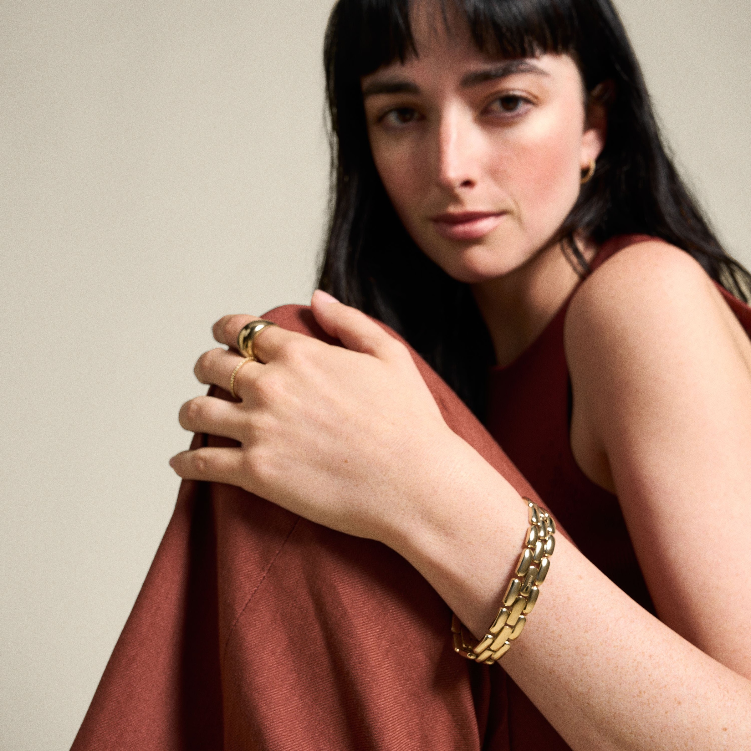 Fossil Armband »Schmuck Geschenk Edelstahl Armkette Arden, JF04784710«