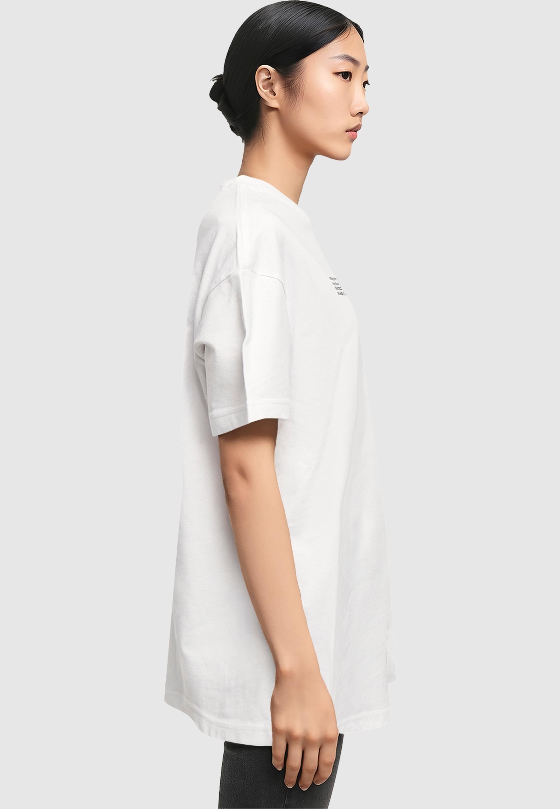 Merchcode T-Shirt »Merchcode Damen Ladies Life Boyfriend Tee«, (1 tlg.)