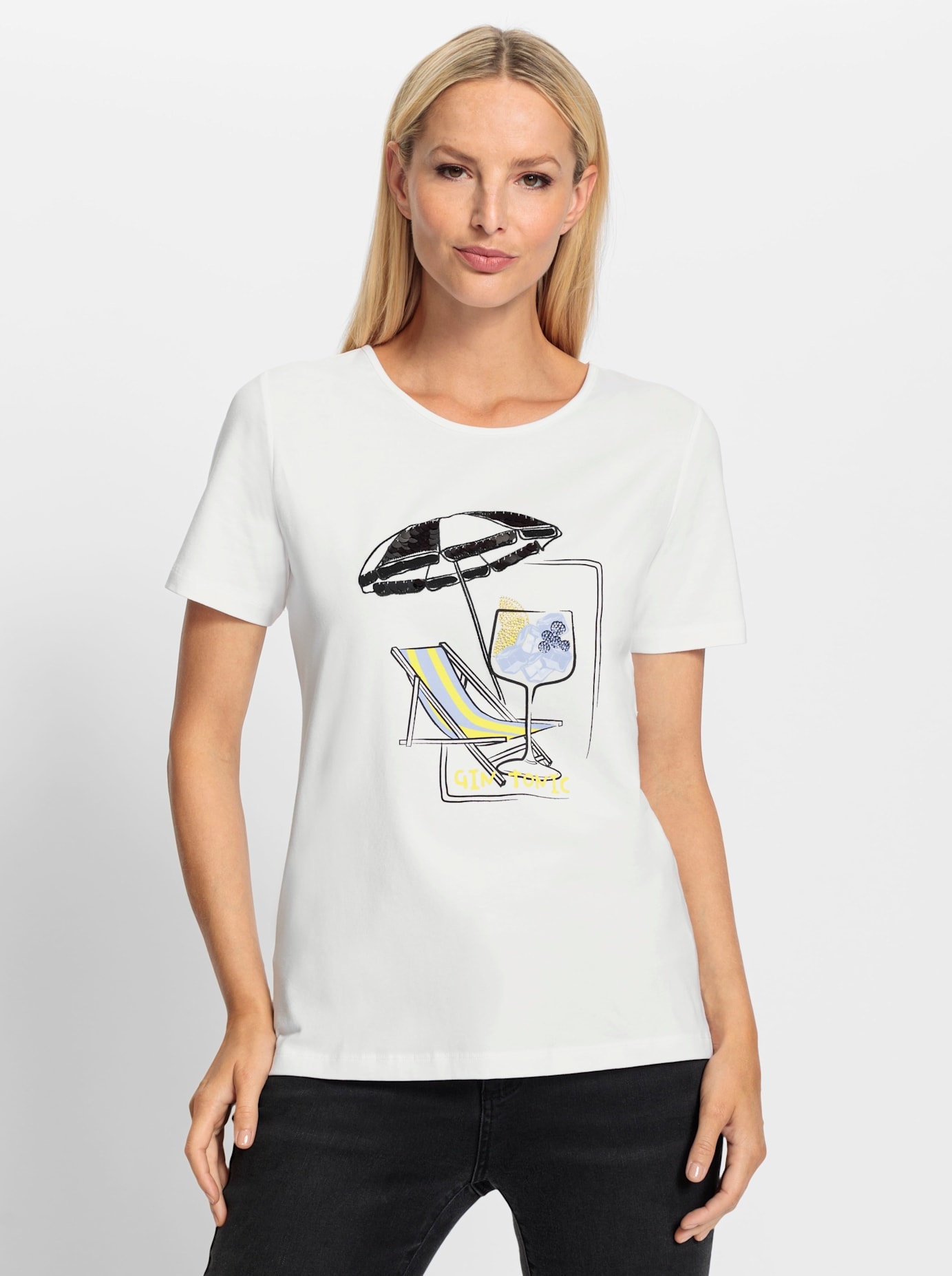 heine T-Shirt »T-Shirt«, (1 tlg.)