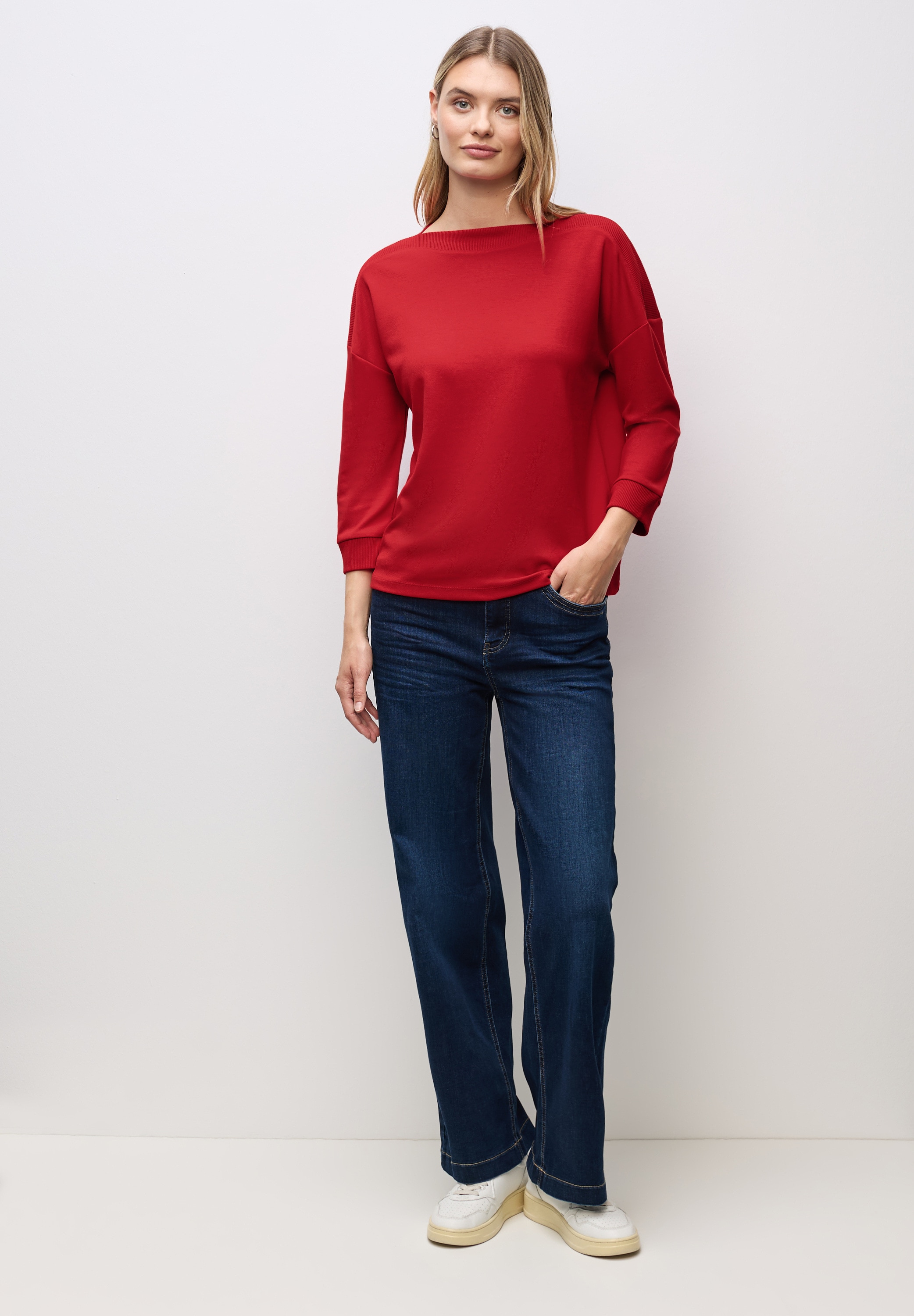 STREET ONE 3/4-Arm-Shirt, im Shirt-Style