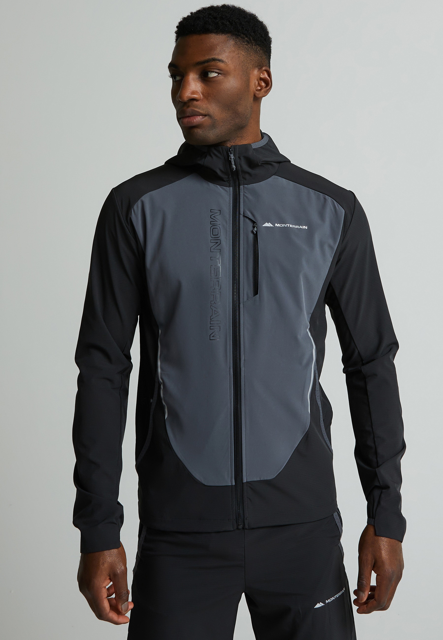 Monterrain Outdoorjacke »Monterrain EXTEND WOVEN HOODY« 1 Stk. tlg. ohne Kapuze