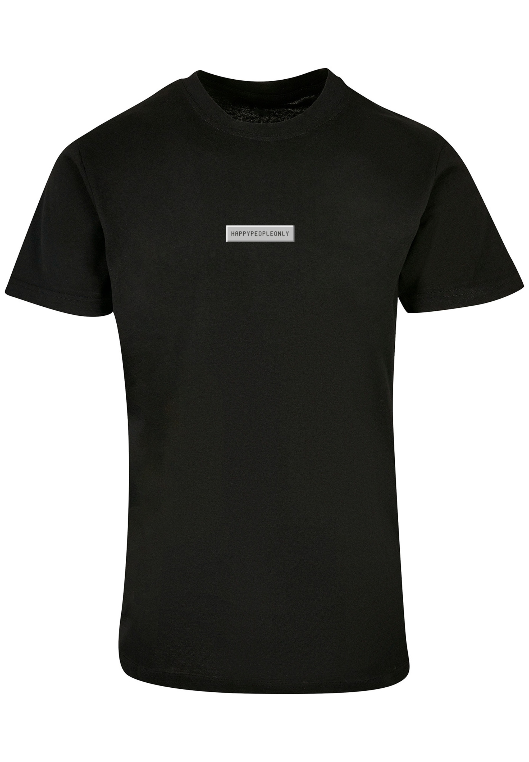 F4NT4STIC T-Shirt »Happy People Only Good Vibes«, Print