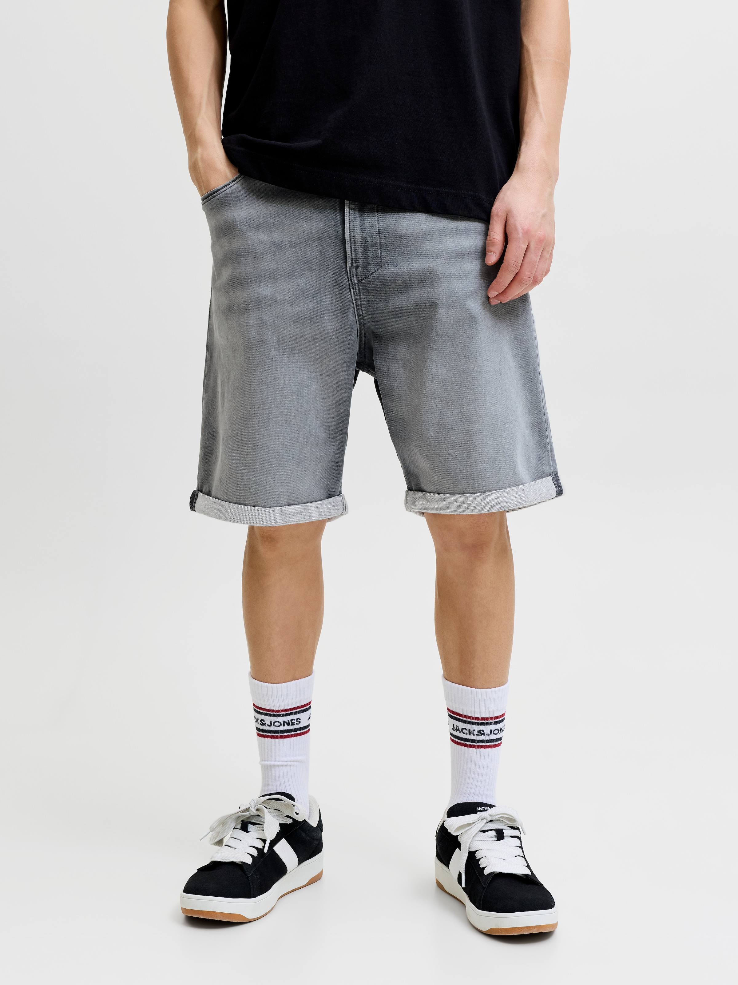Jack & Jones Jeansbermudas »JJITONY JJASHER I.K SHORTS GE 731 SN« Baumwollmischung