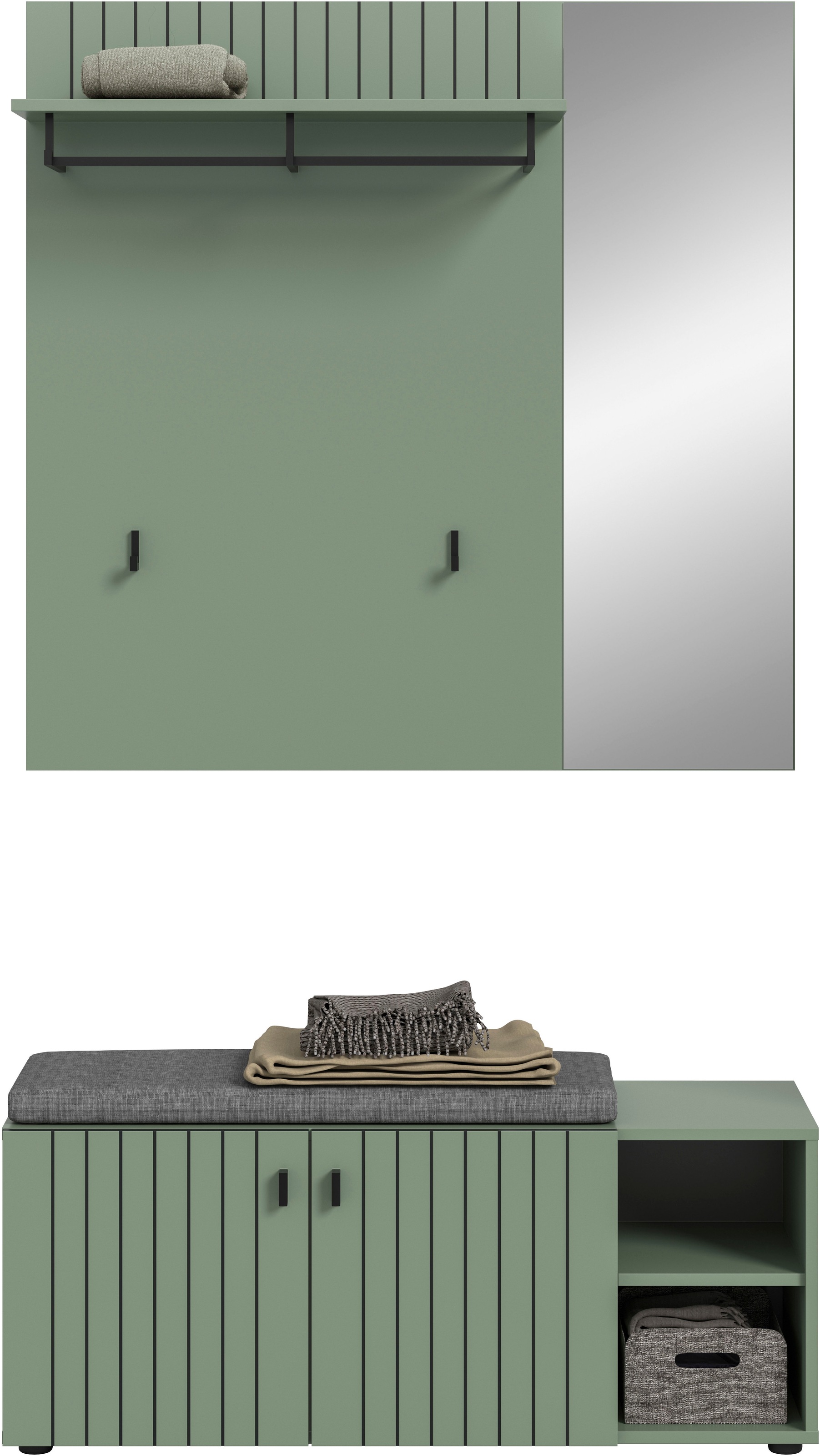 INOSIGN Garderoben-Set "TATIO, 3-tlg. Garderobenkombination, Breite: 106 cm günstig online kaufen