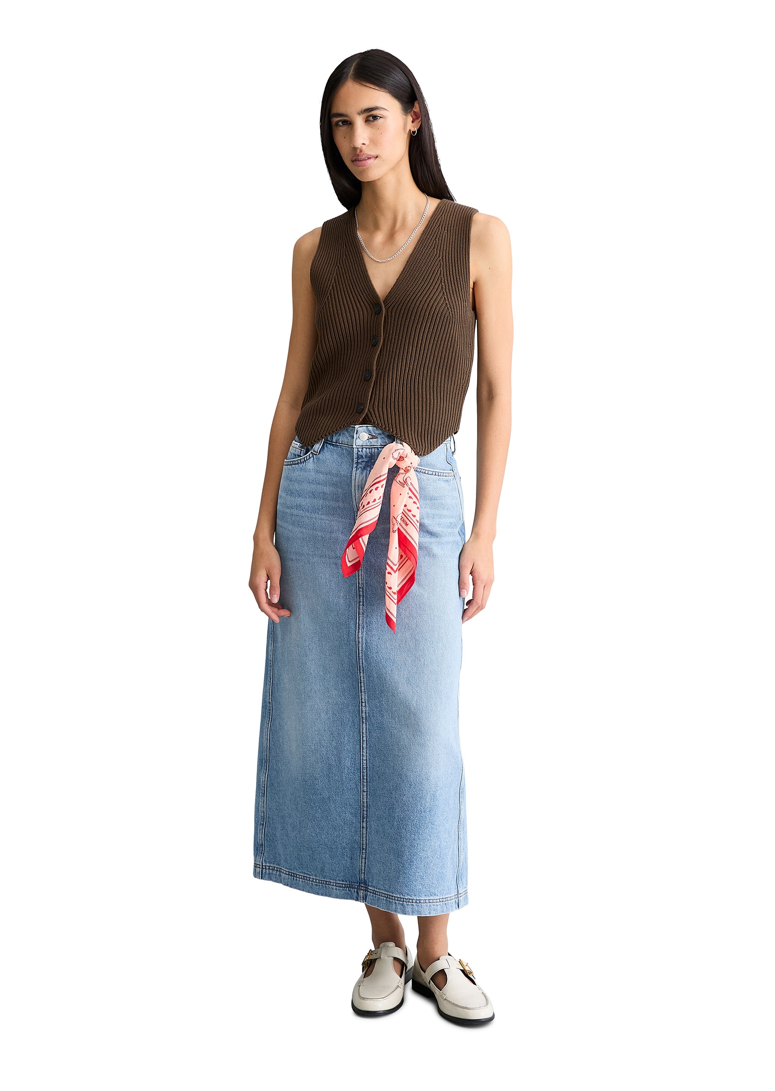 Marc O'Polo DENIM Strickweste »aus reinem Organic Cotton-Garn«
